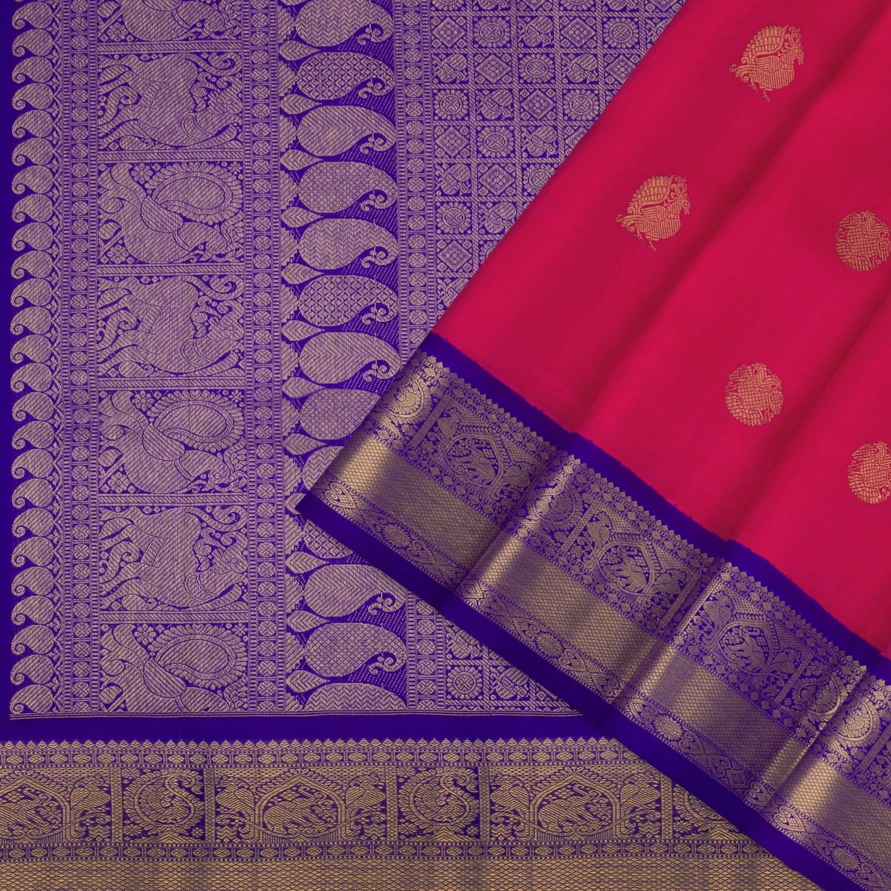 Kanakavalli Kanjivaram Silk Sari 20-110-HS001-01780 - Cover View