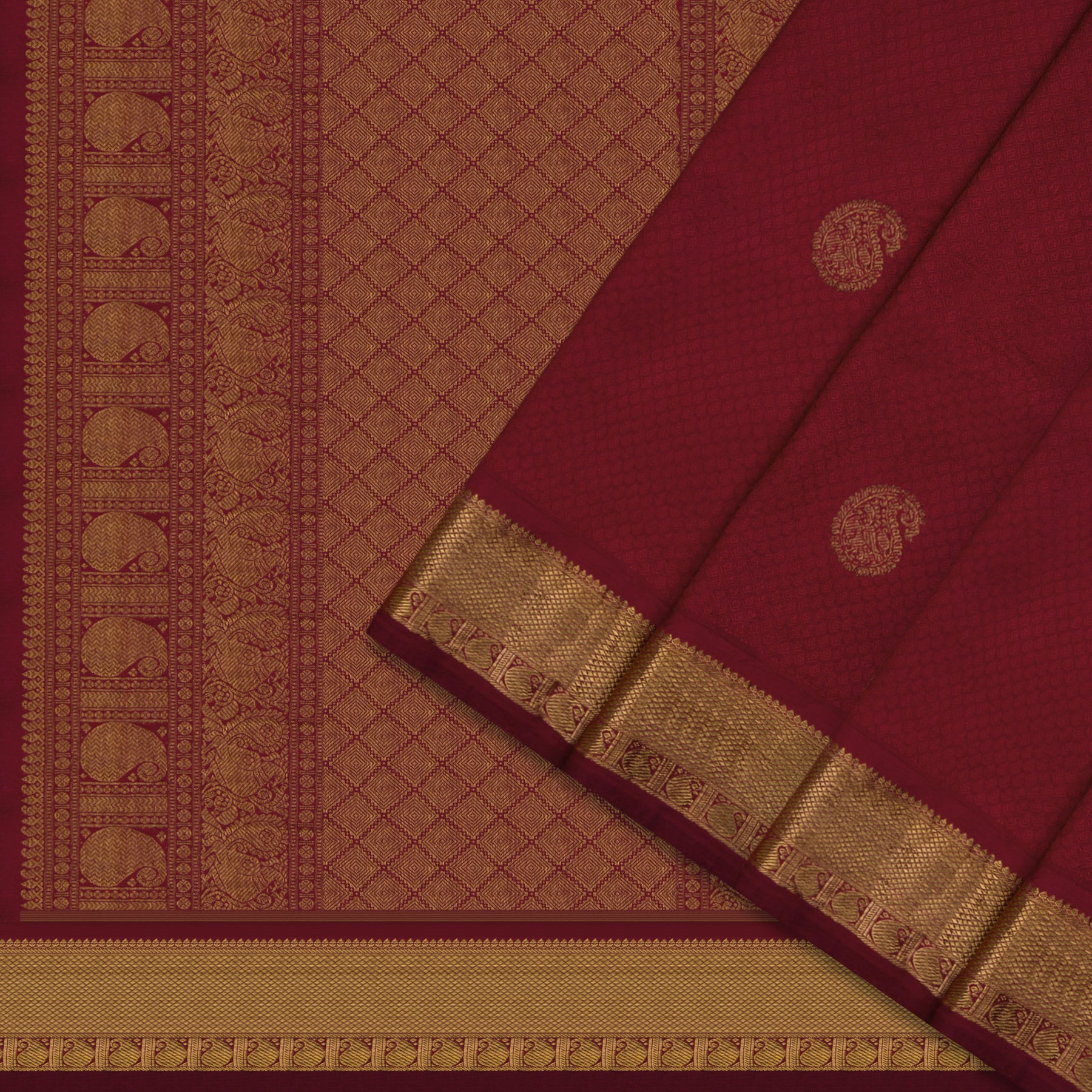 Kanakavalli Kanjivaram Silk Sari 21-030-HS001-05310 - Cover View