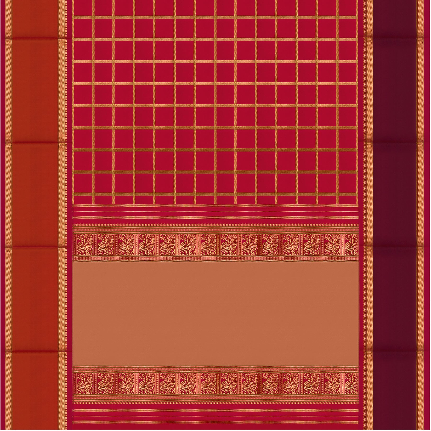 Kanakavalli Kanjivaram Silk Sari 21-040-HS001-03186 - Full View