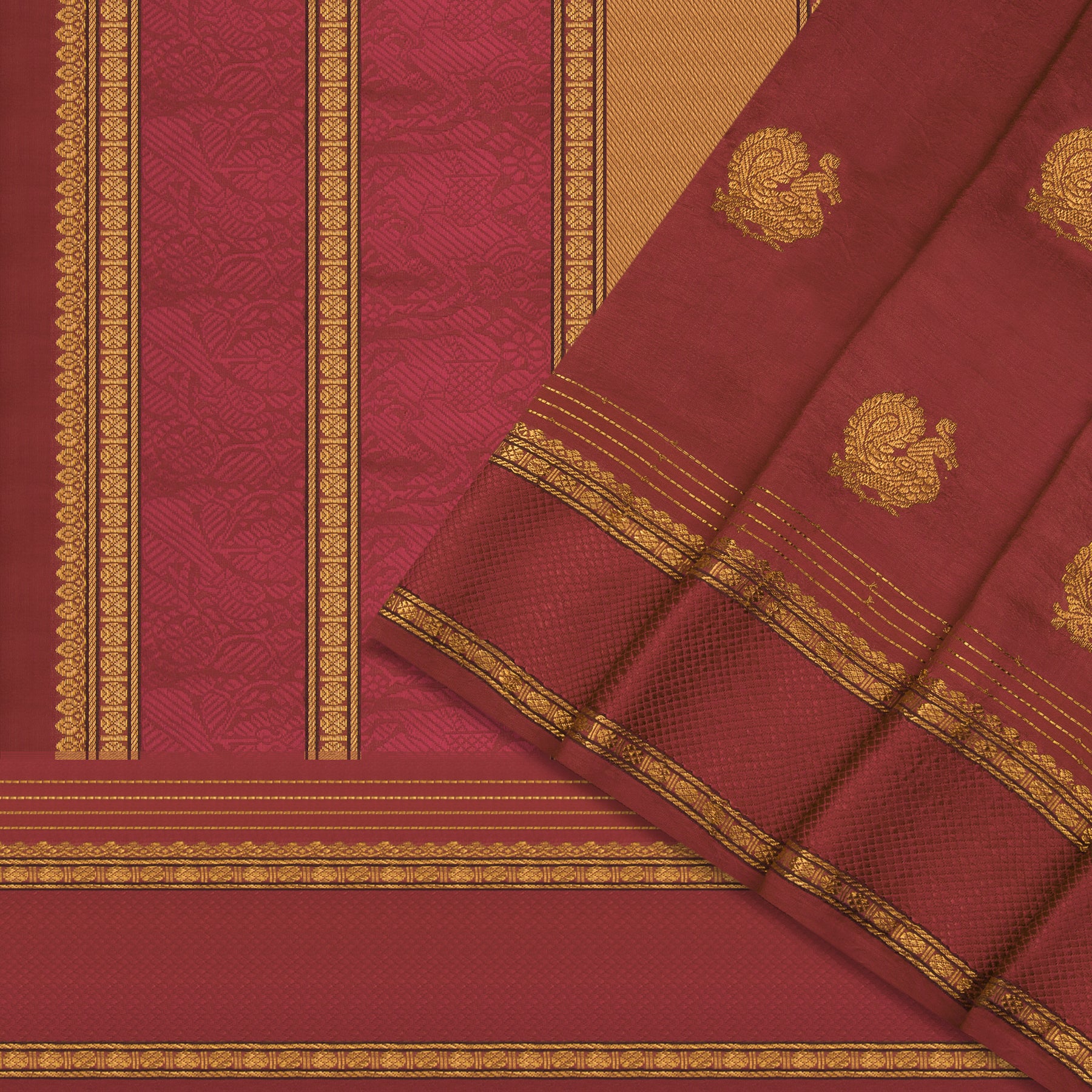 Kanakavalli Kanjivaram Silk Sari 21-040-HS001-05990 - Cover View