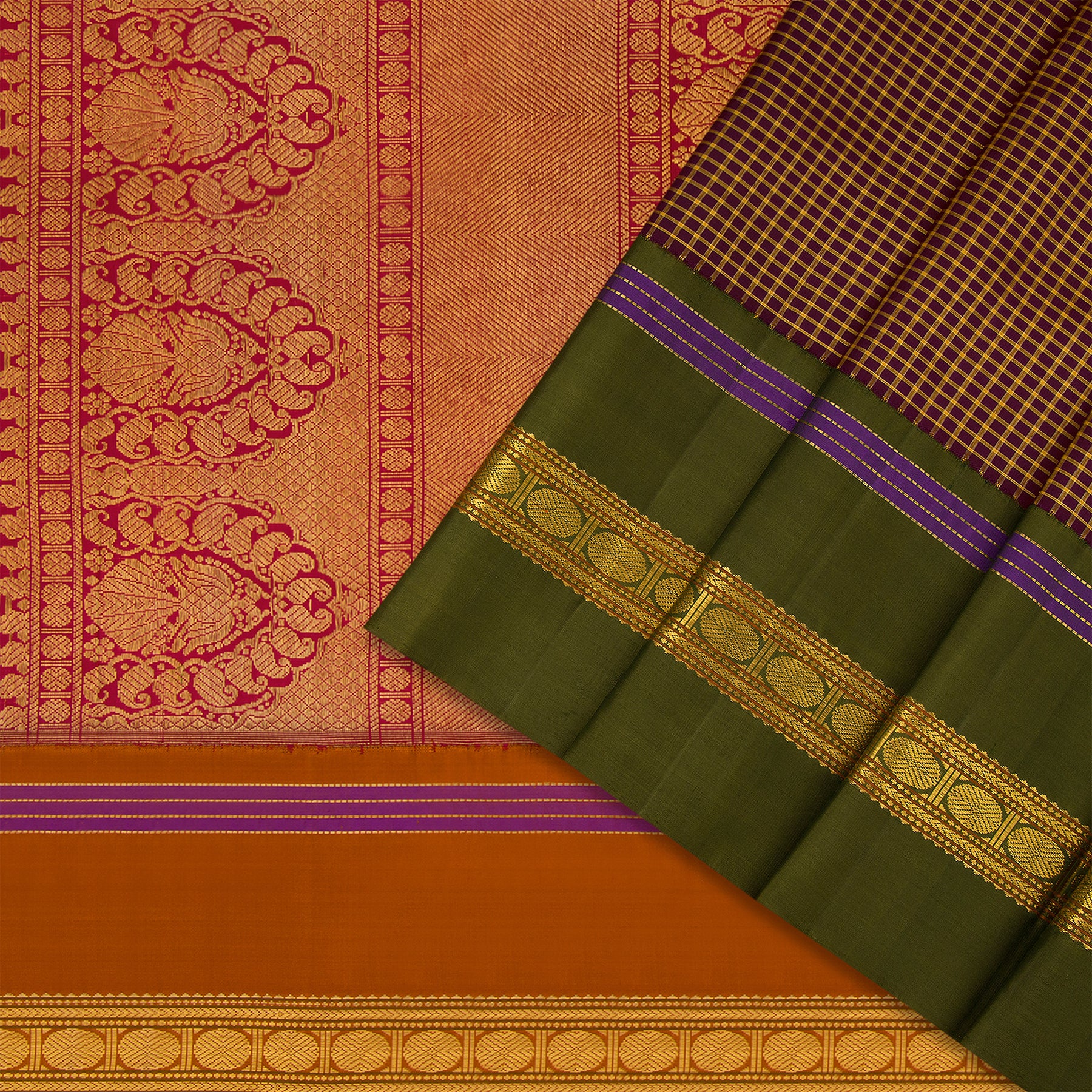 Kanakavalli Kanjivaram Silk Sari 21-040-HS001-06003 - Cover View