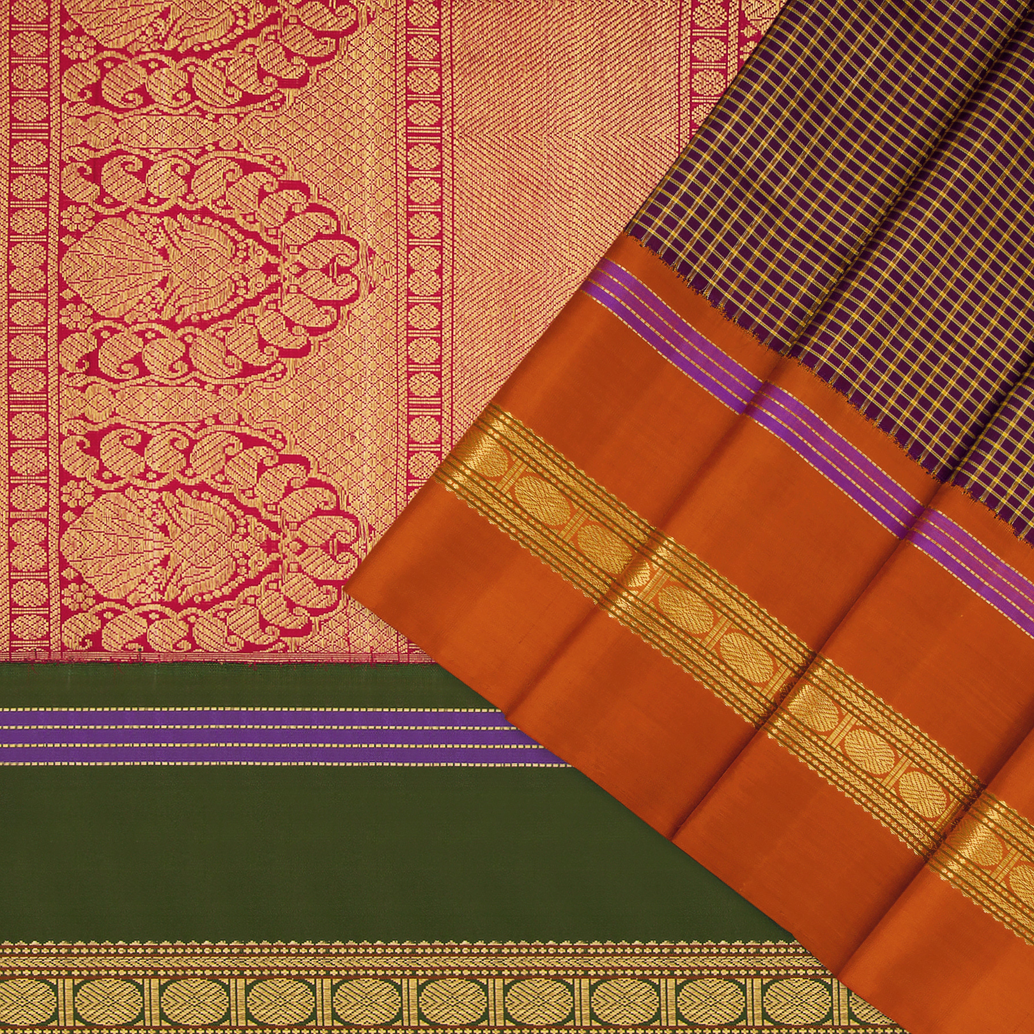 Kanakavalli Kanjivaram Silk Sari 21-040-HS001-06005 - Cover View