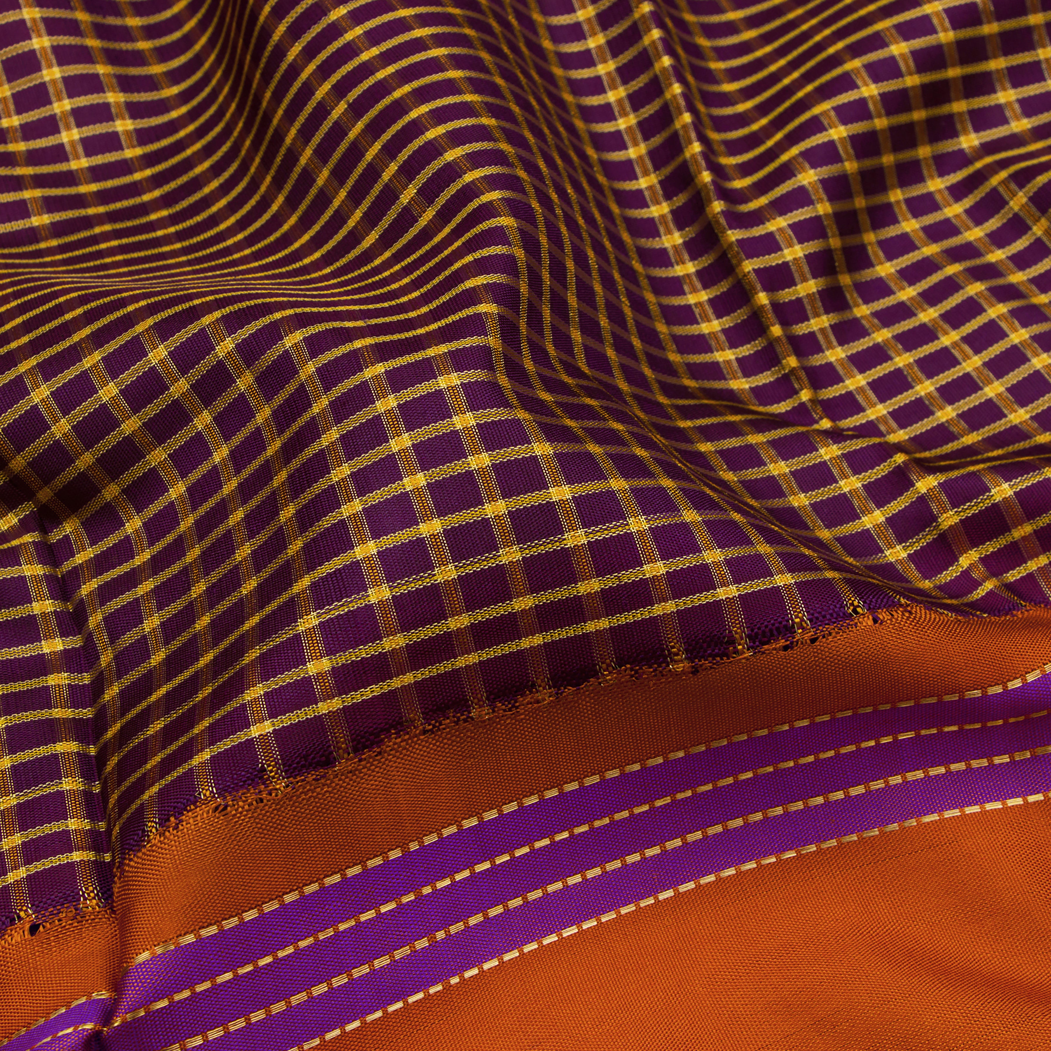 Kanakavalli Kanjivaram Silk Sari 21-040-HS001-06005 - Fabric View