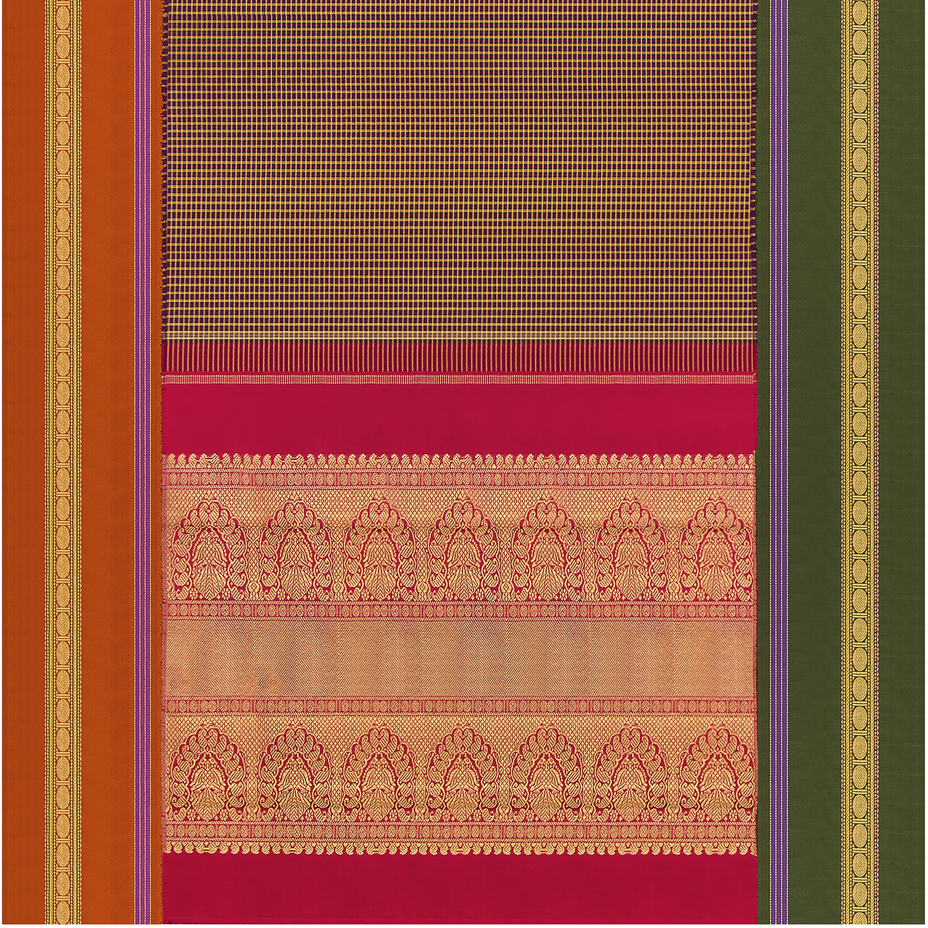 Kanakavalli Kanjivaram Silk Sari 21-040-HS001-06005 - Full View