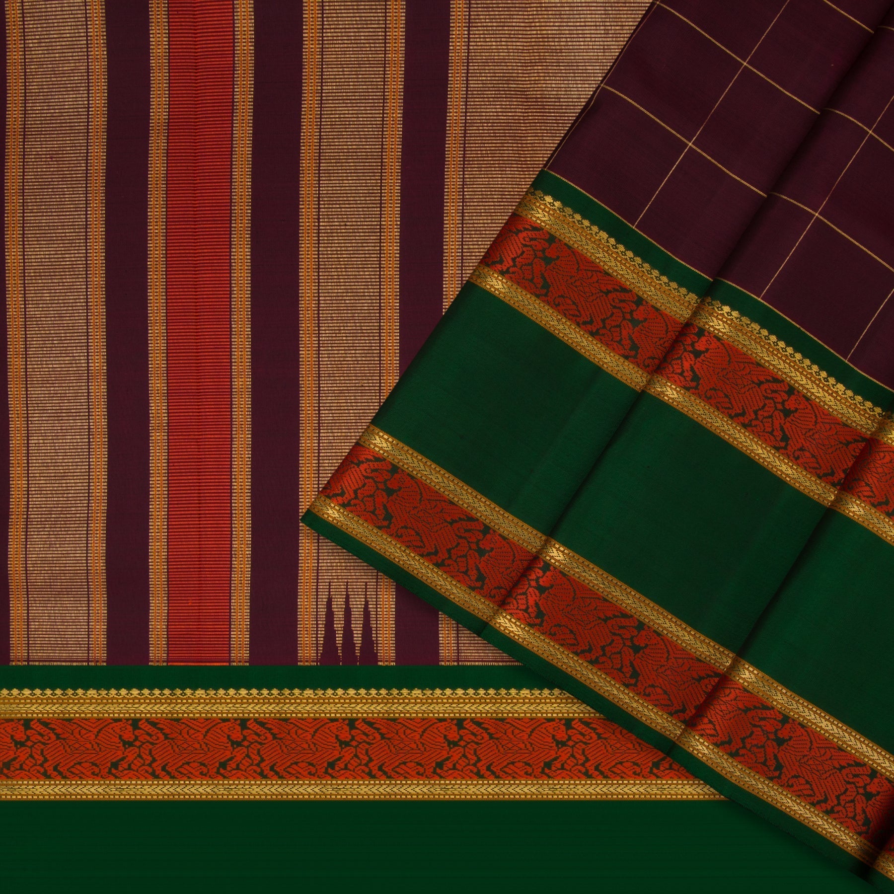 Kanakavalli Kanjivaram Silk Sari 21-040-HS001-06702 - Cover View