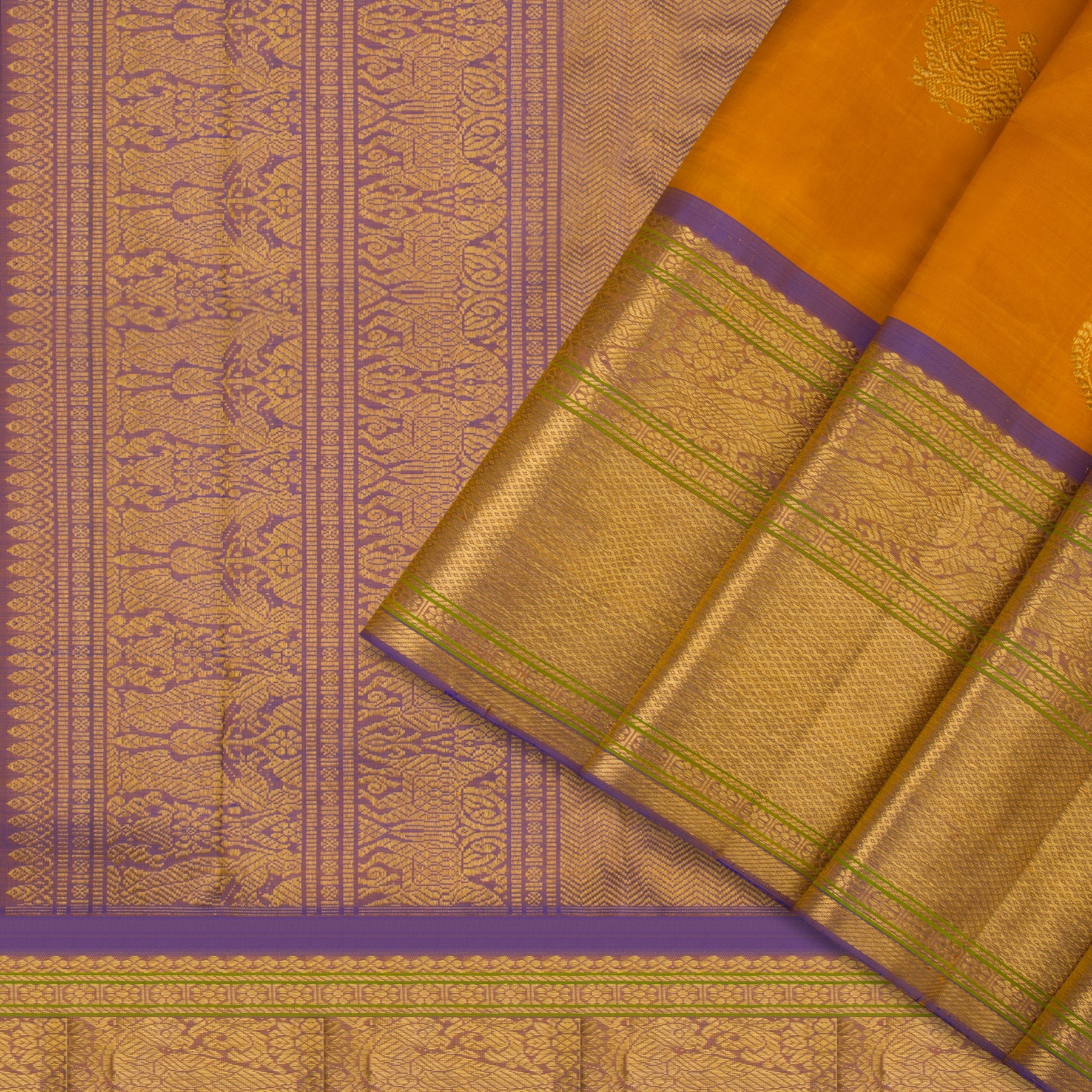 Kanakavalli Kanjivaram Silk Sari 21-040-HS001-08089 - Cover View