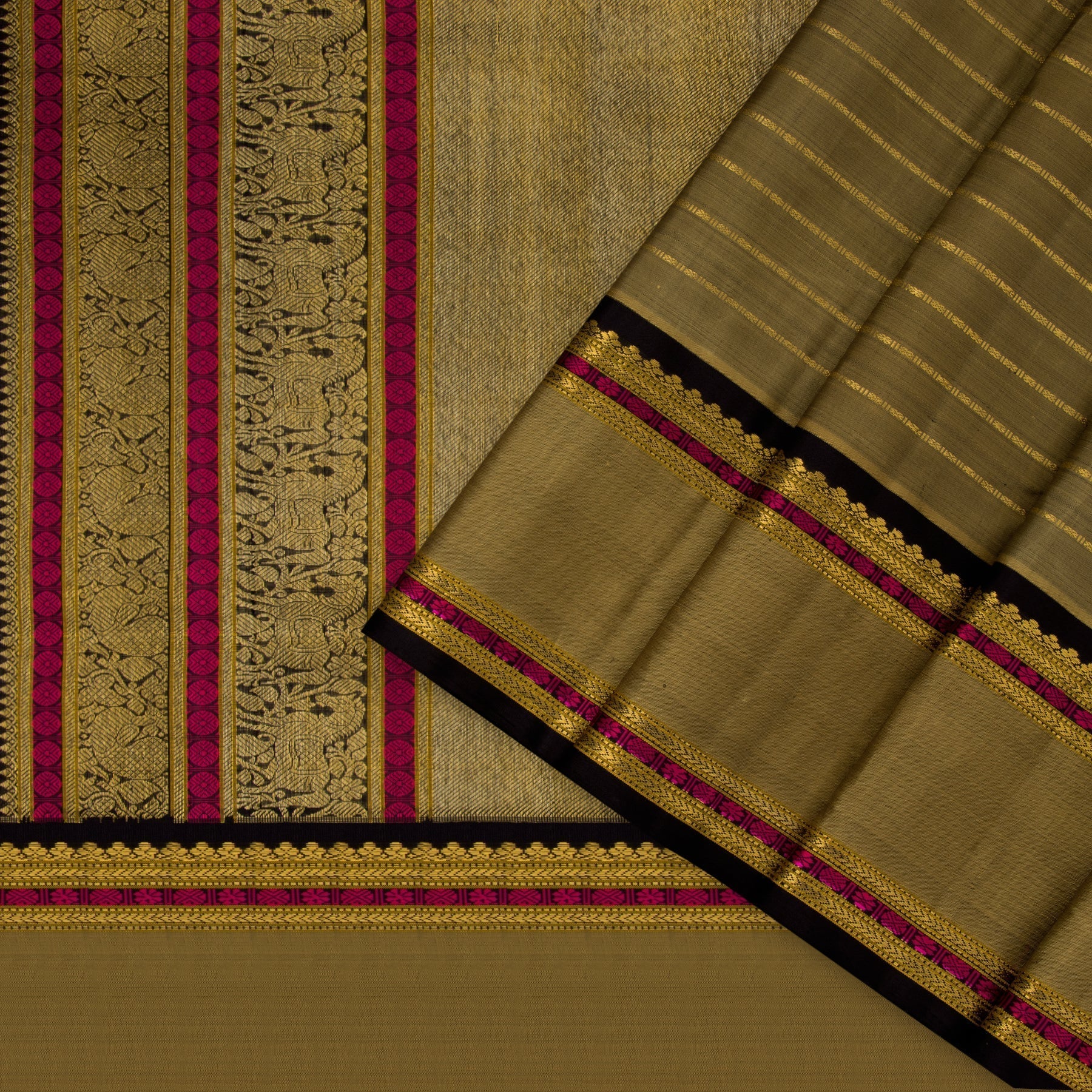 Kanakavalli Kanjivaram Silk Sari 21-040-HS001-08479 - Cover View
