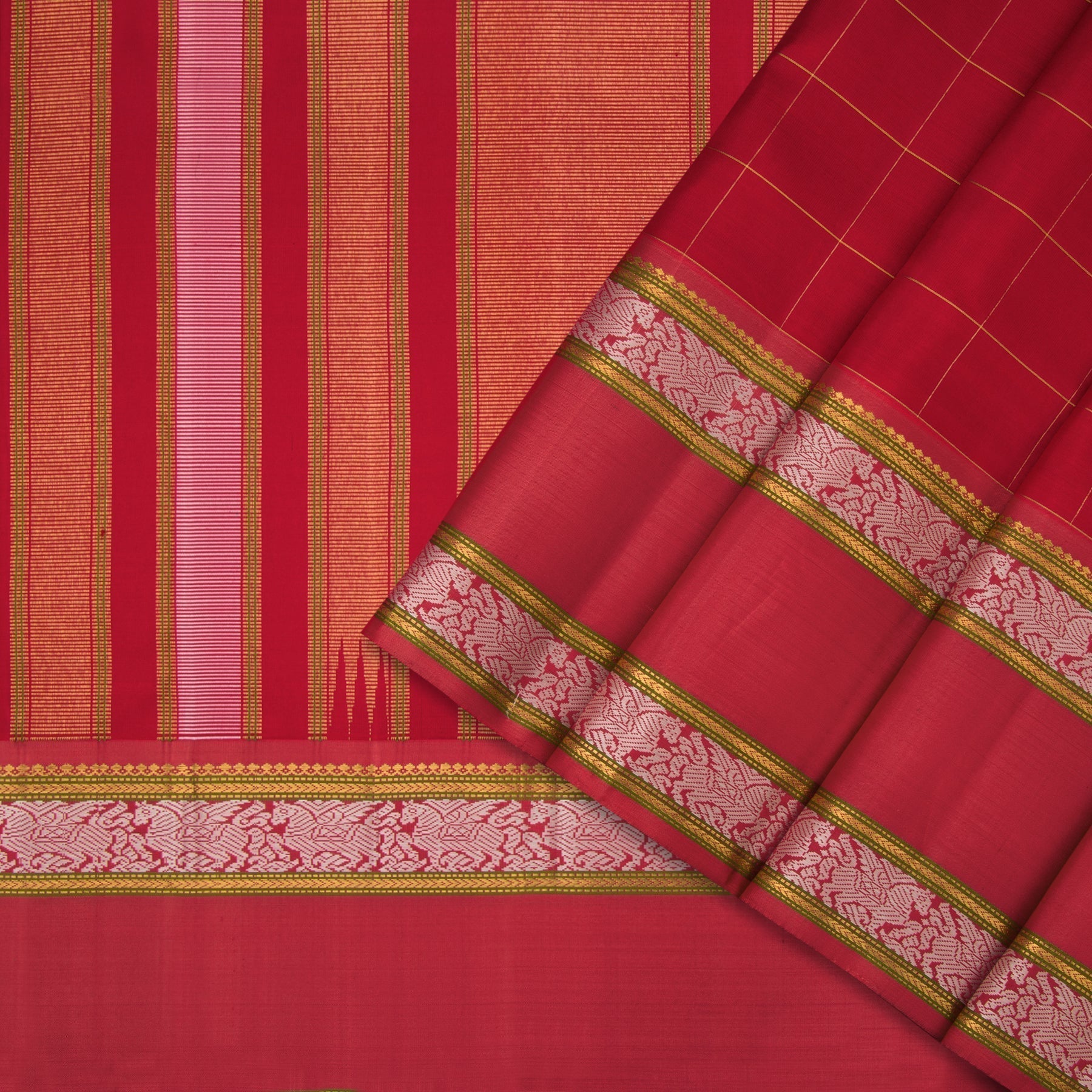 Kanakavalli Kanjivaram Silk Sari 21-040-HS001-08614 - Cover View