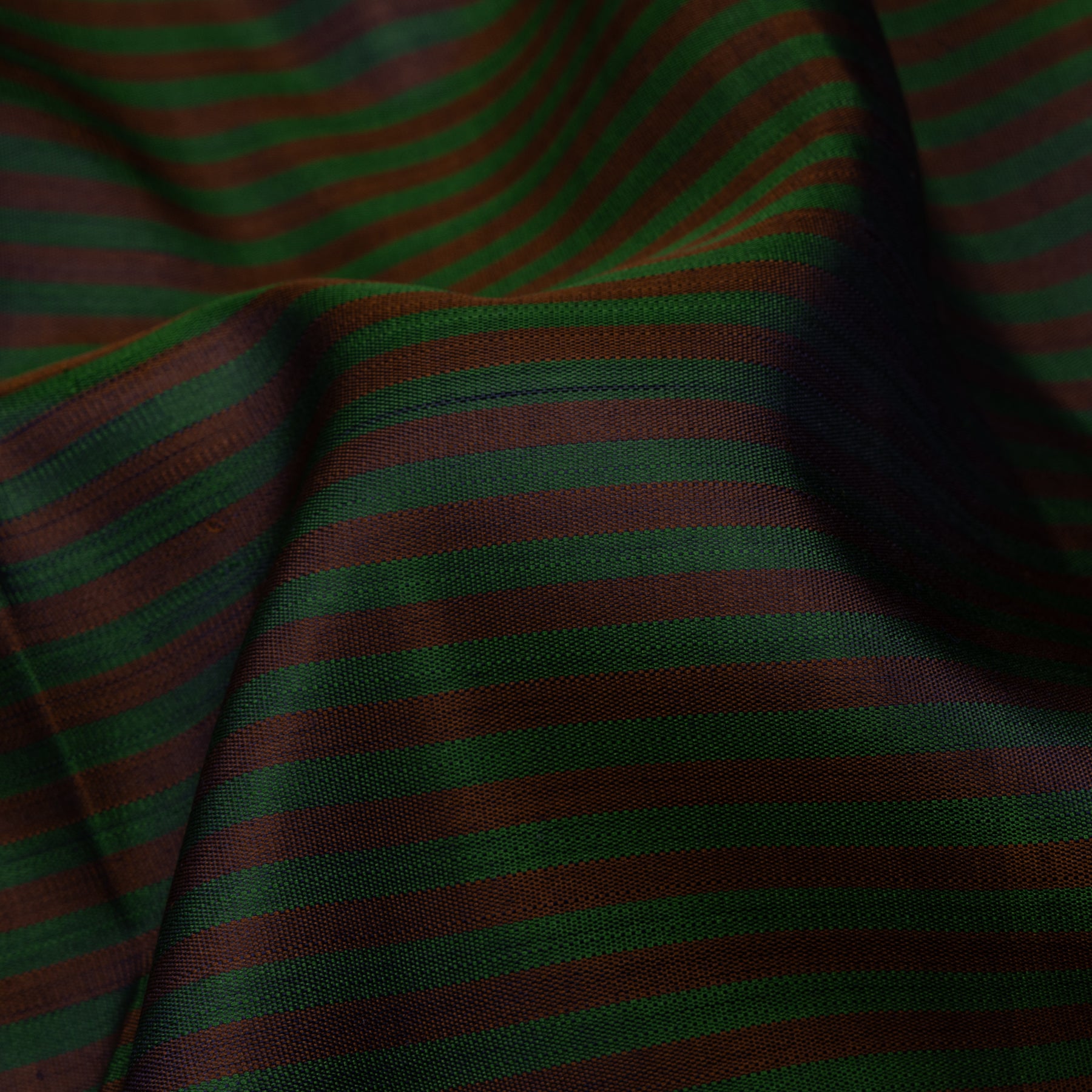 Kanakavalli X Kasuti Kanjivaram Silk Sari 21-040-HS001-09099 - Fabric View