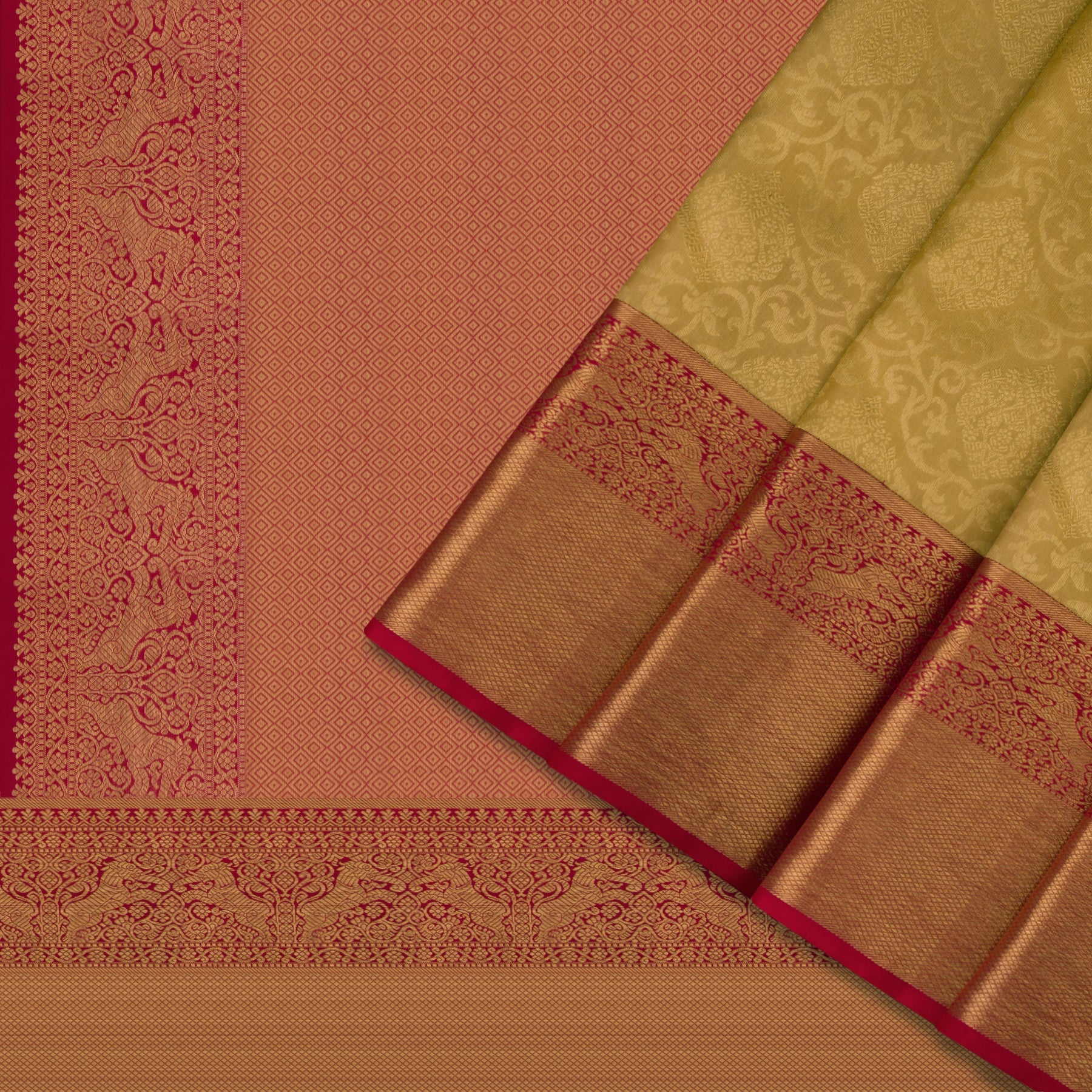 Kanakavalli Kanjivaram Silk Sari 21-060-HS001-06926 - Cover View