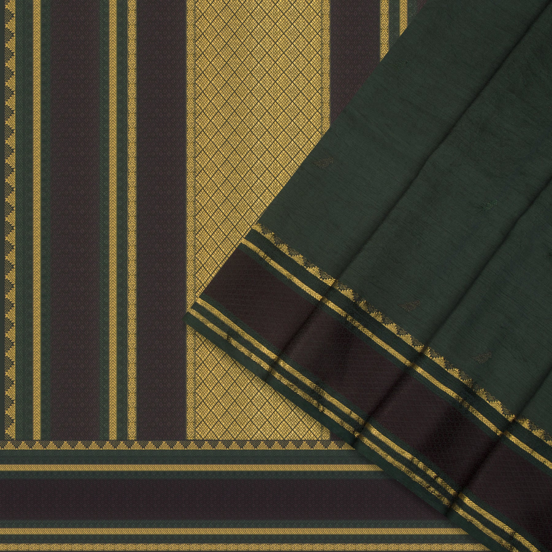 Kanakavalli Kanjivaram Silk Sari 21-100-HS001-02035 - Cover View