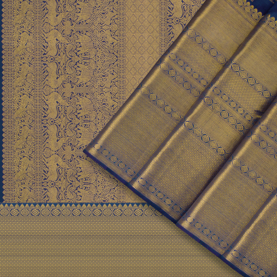 Kanakavalli Kanjivaram Silk Sari 21-100-HS001-06980 - Cover View