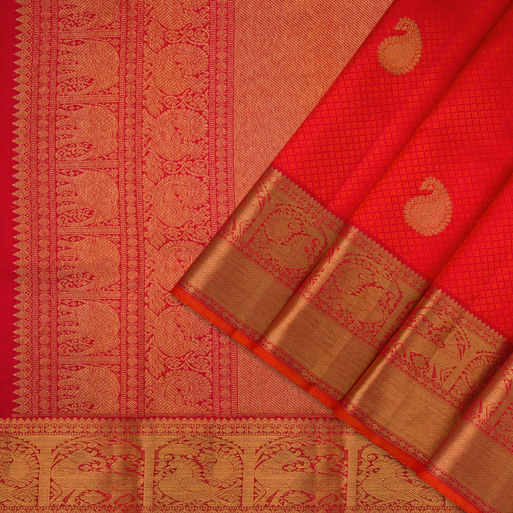 Kanakavalli Kanjivaram Silk Sari 21-110-HS001-01625 - Cover View