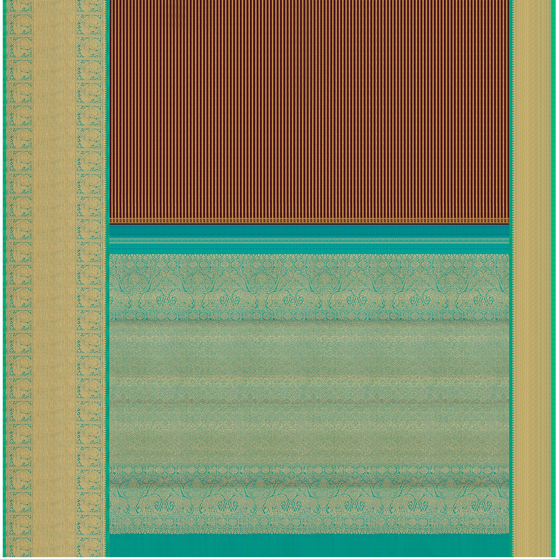 Kanakavalli Kanjivaram Silk Sari 21-110-HS001-03757 - Full View