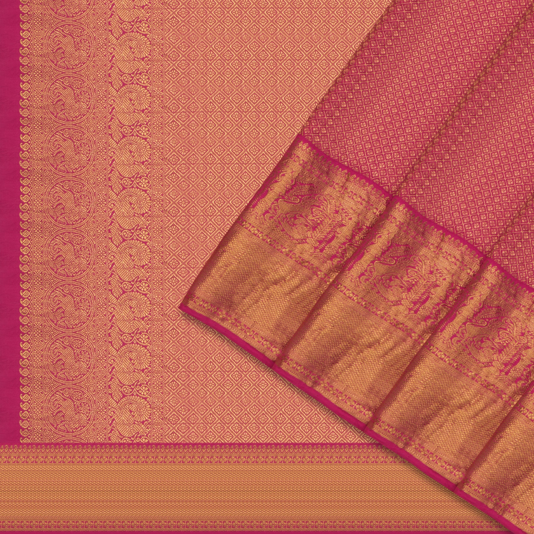 Kanakavalli Kanjivaram Silk Sari 21-110-HS001-04547 - Cover View