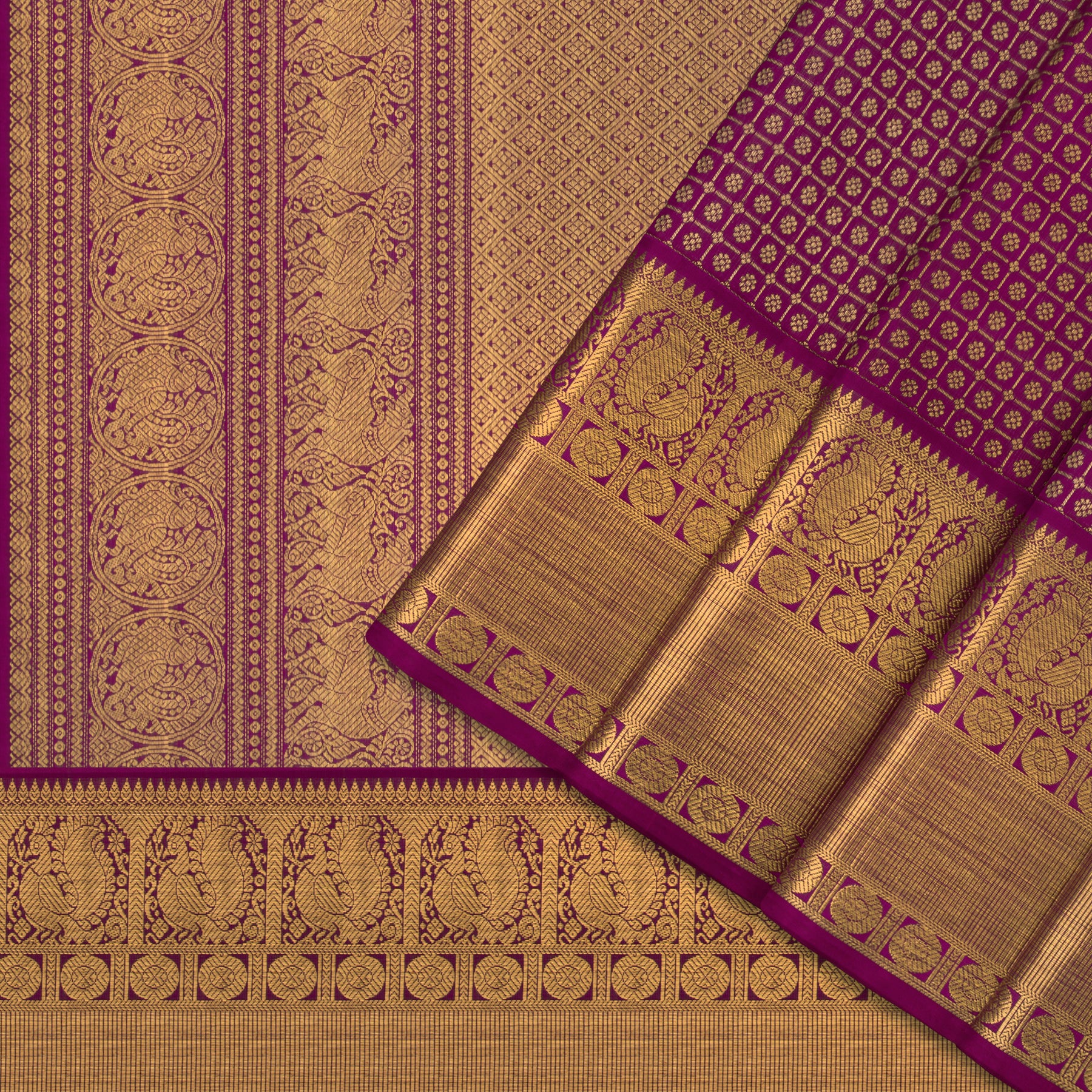 Kanakavalli Kanjivaram Silk Sari 21-110-HS001-04891 - Cover View
