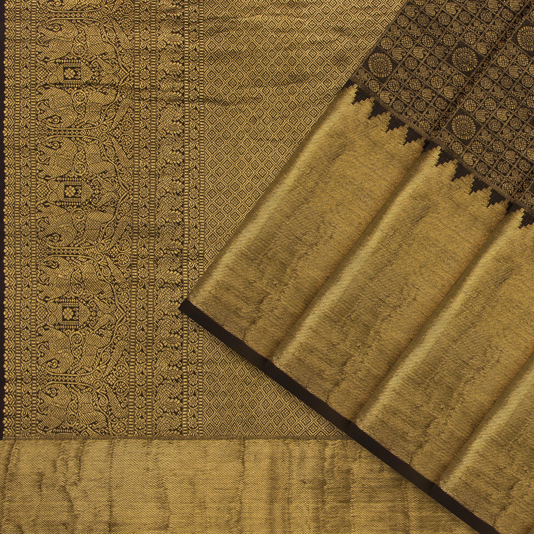 Kanakavalli Kanjivaram Silk Sari 21-110-HS001-07016 - Cover View