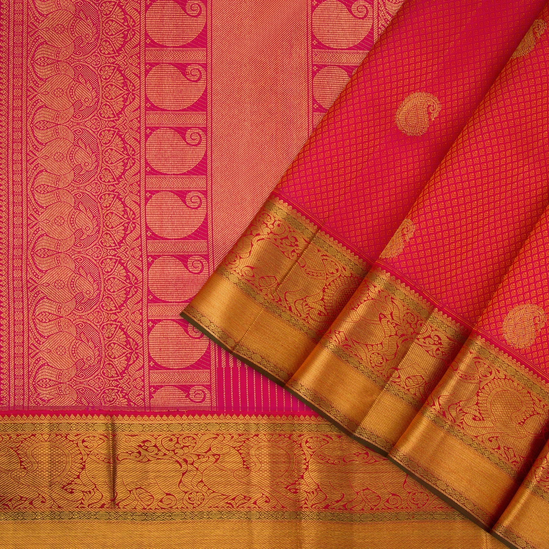 Kanakavalli Kanjivaram Silk Sari 21-110-HS001-08406 - Cover View