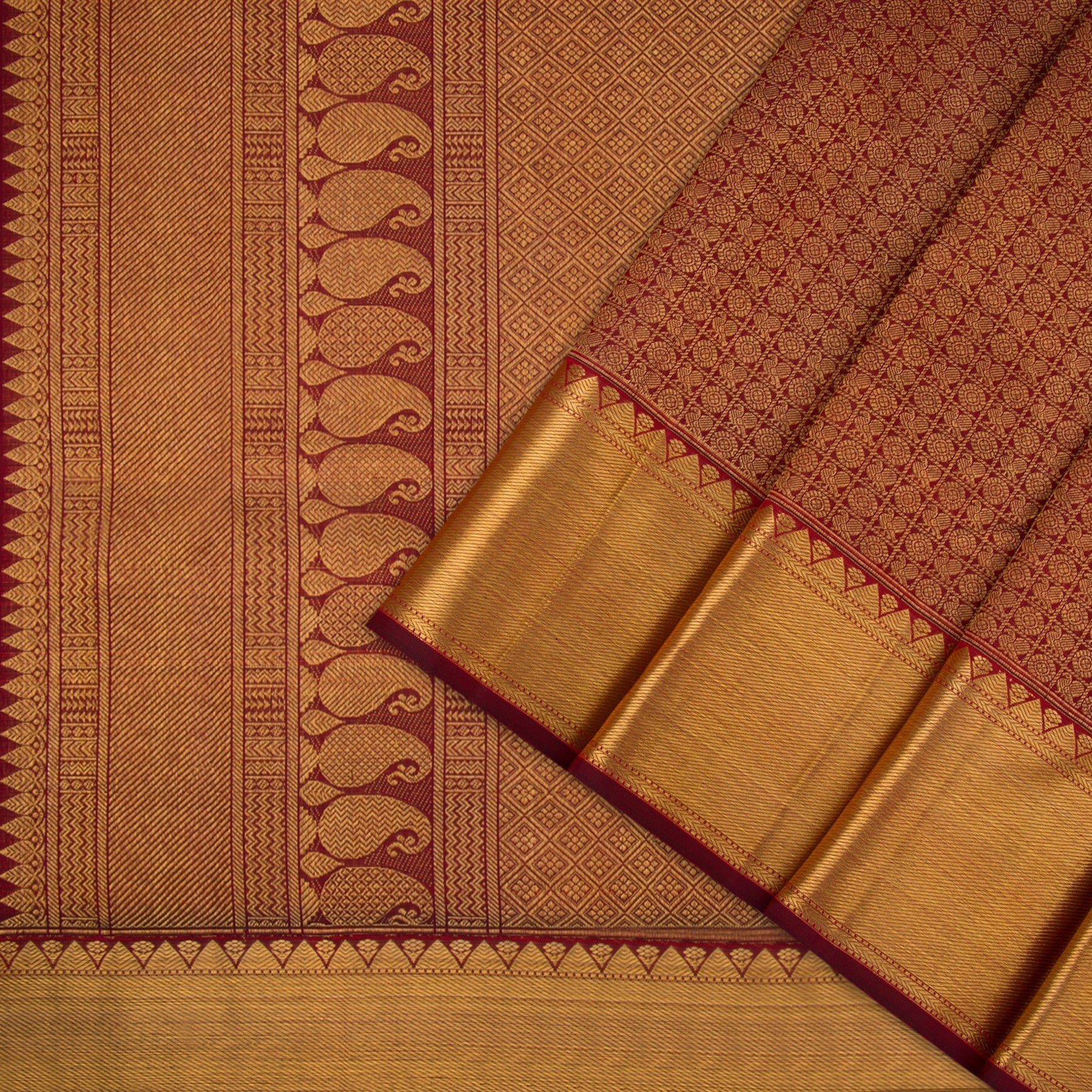 Kanakavalli Kanjivaram Silk Sari 21-110-HS001-08410 - Cover View