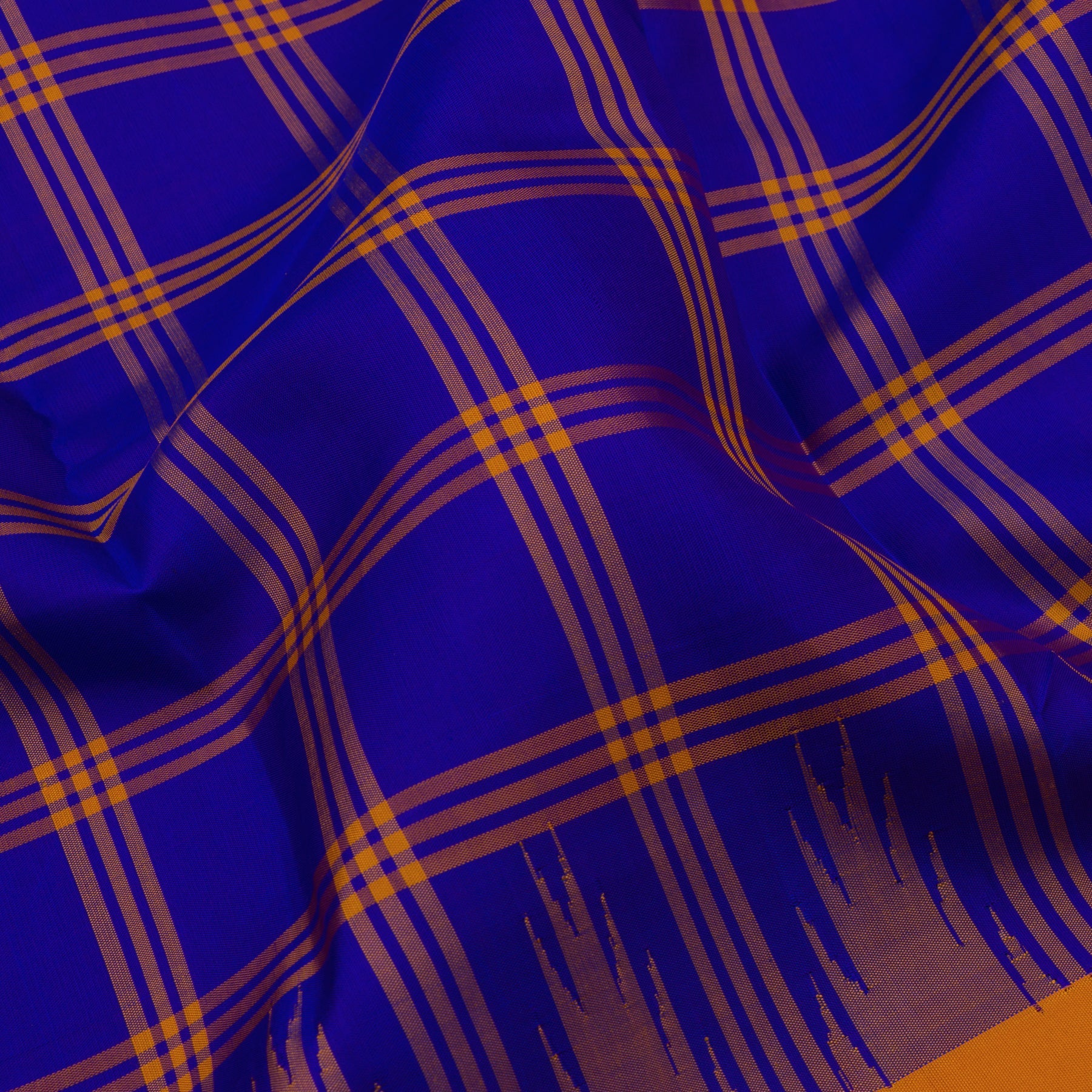 Kanakavalli Kanjivaram Silk Sari 21-430-HS001-05498 - Fabric View