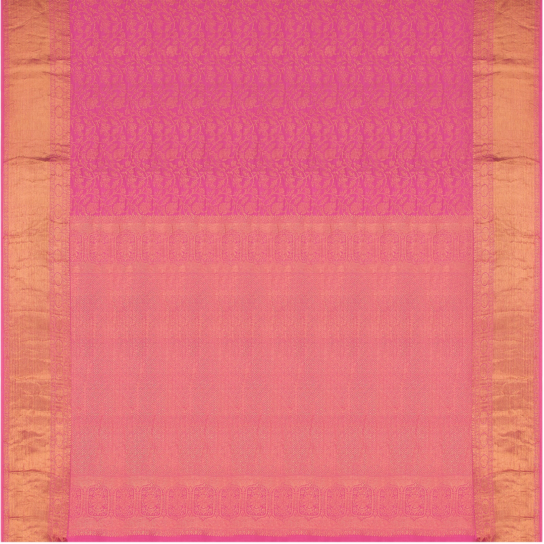 Kanakavalli Kanjivaram Silk Sari 21-586-HS001-03660 - Full View