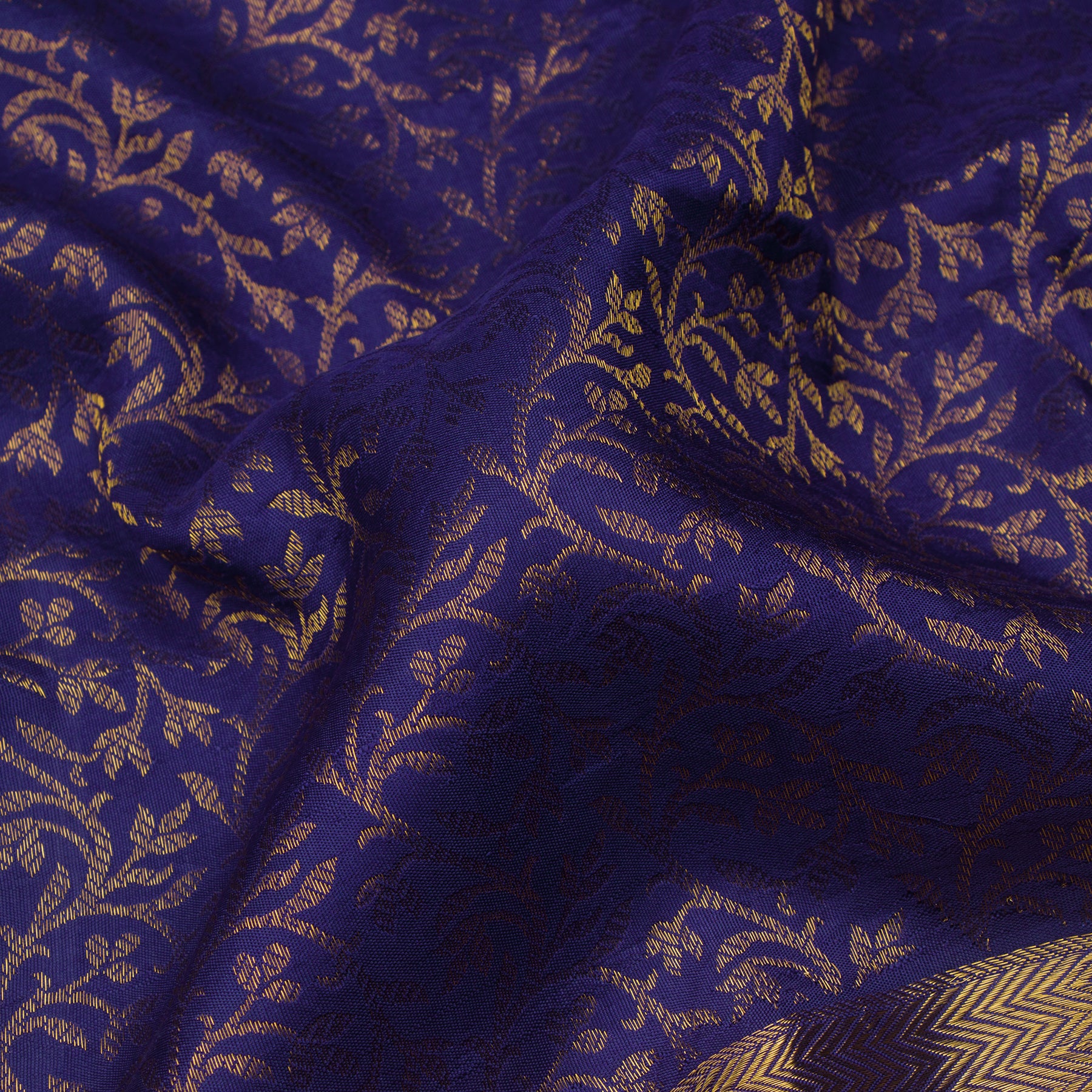 Kanakavalli Kanjivaram Silk Sari 21-586-HS001-03891 - Fabric View