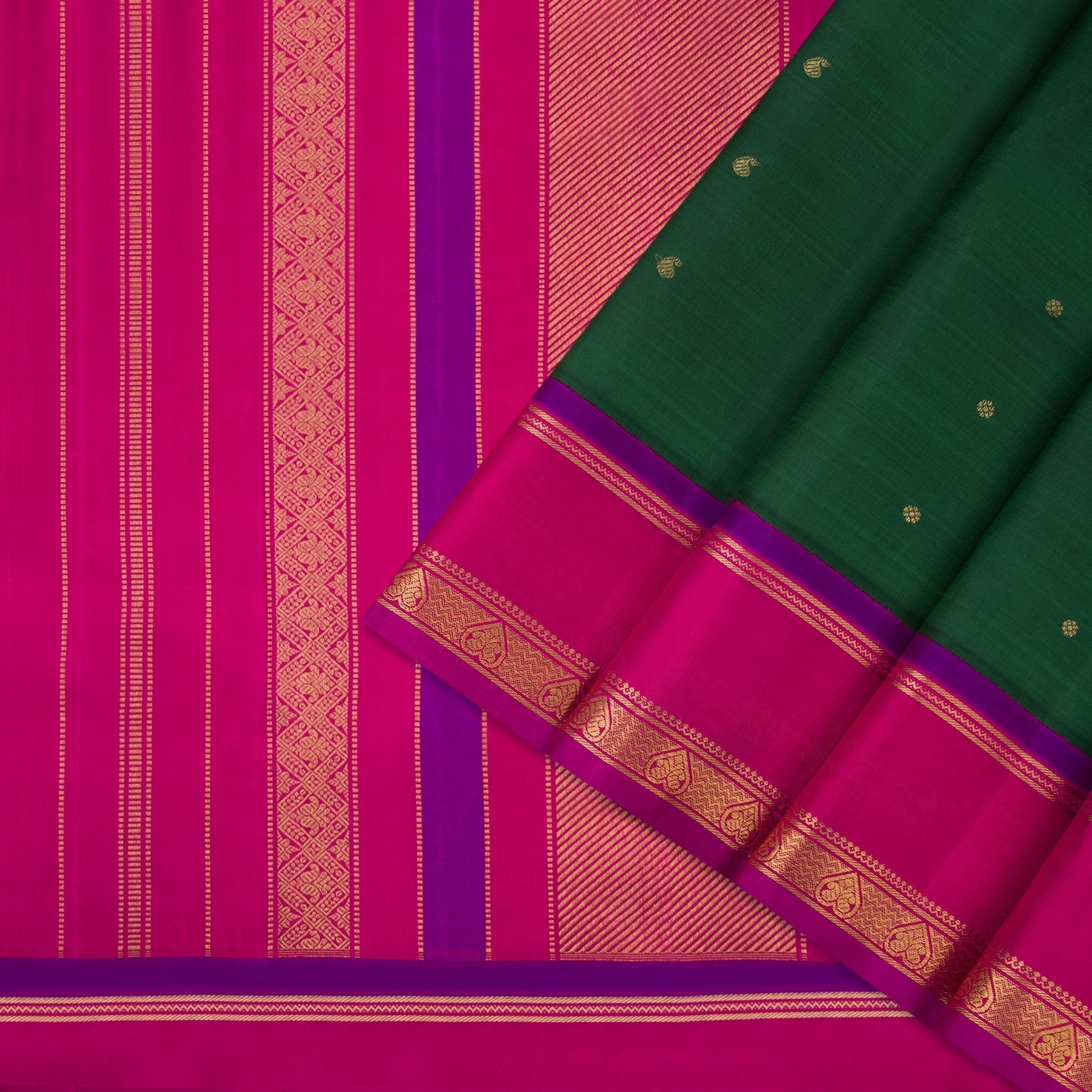 Kanakavalli Kanjivaram Silk Sari 21-595-HS001-06268 - Cover View