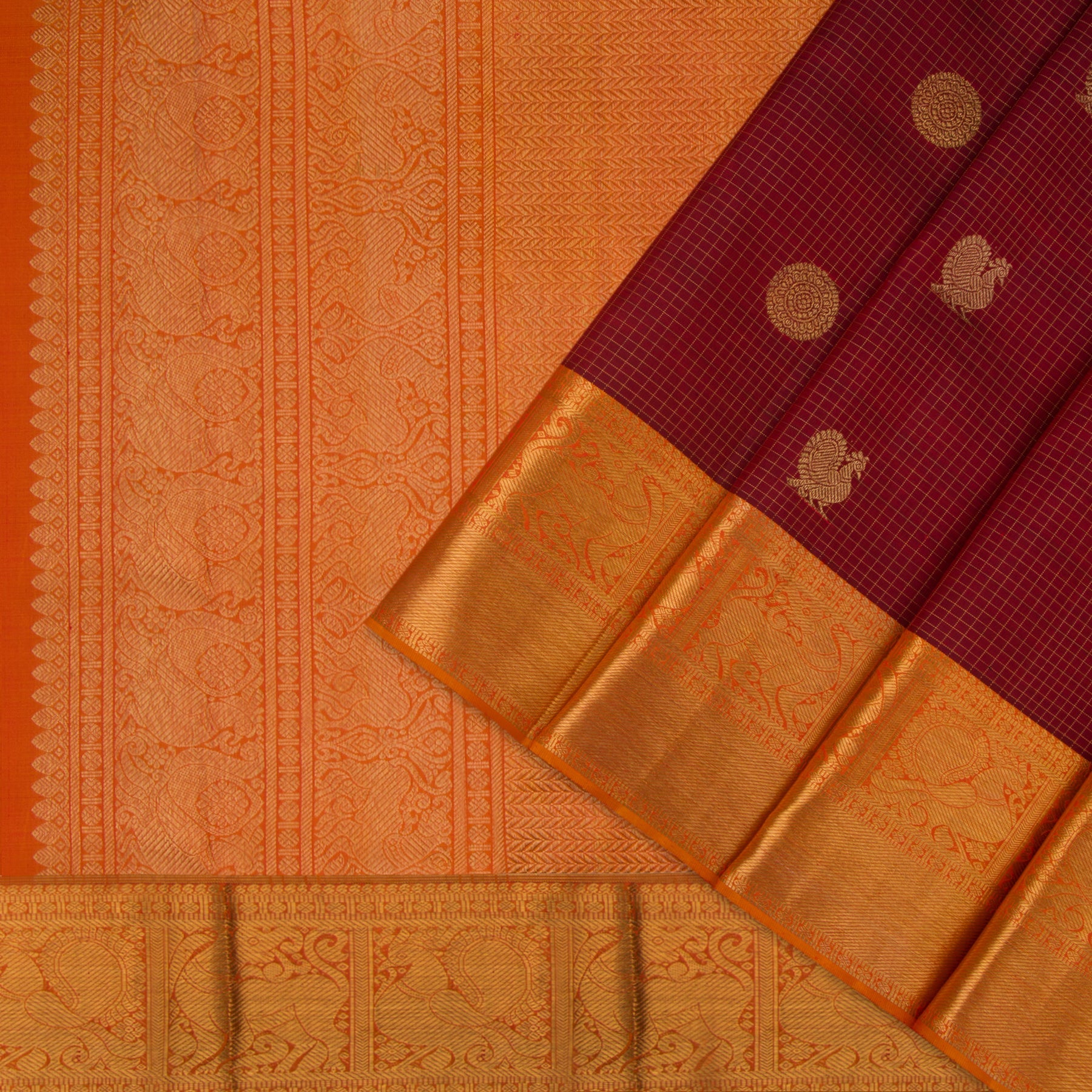 Kanakavalli Kanjivaram Silk Sari 21-595-HS001-08119 - Cover View