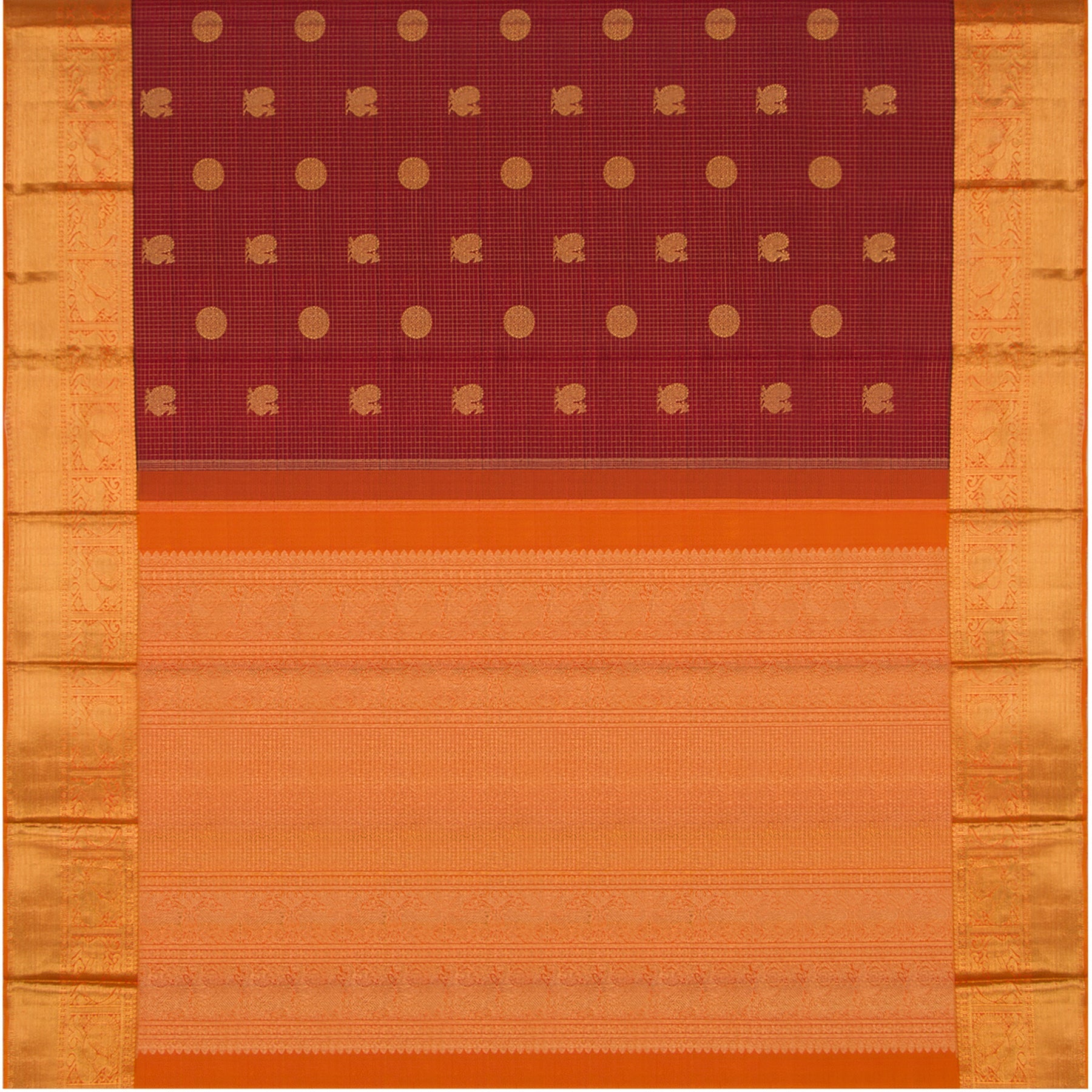 Kanakavalli Kanjivaram Silk Sari 21-595-HS001-08119 - Full View