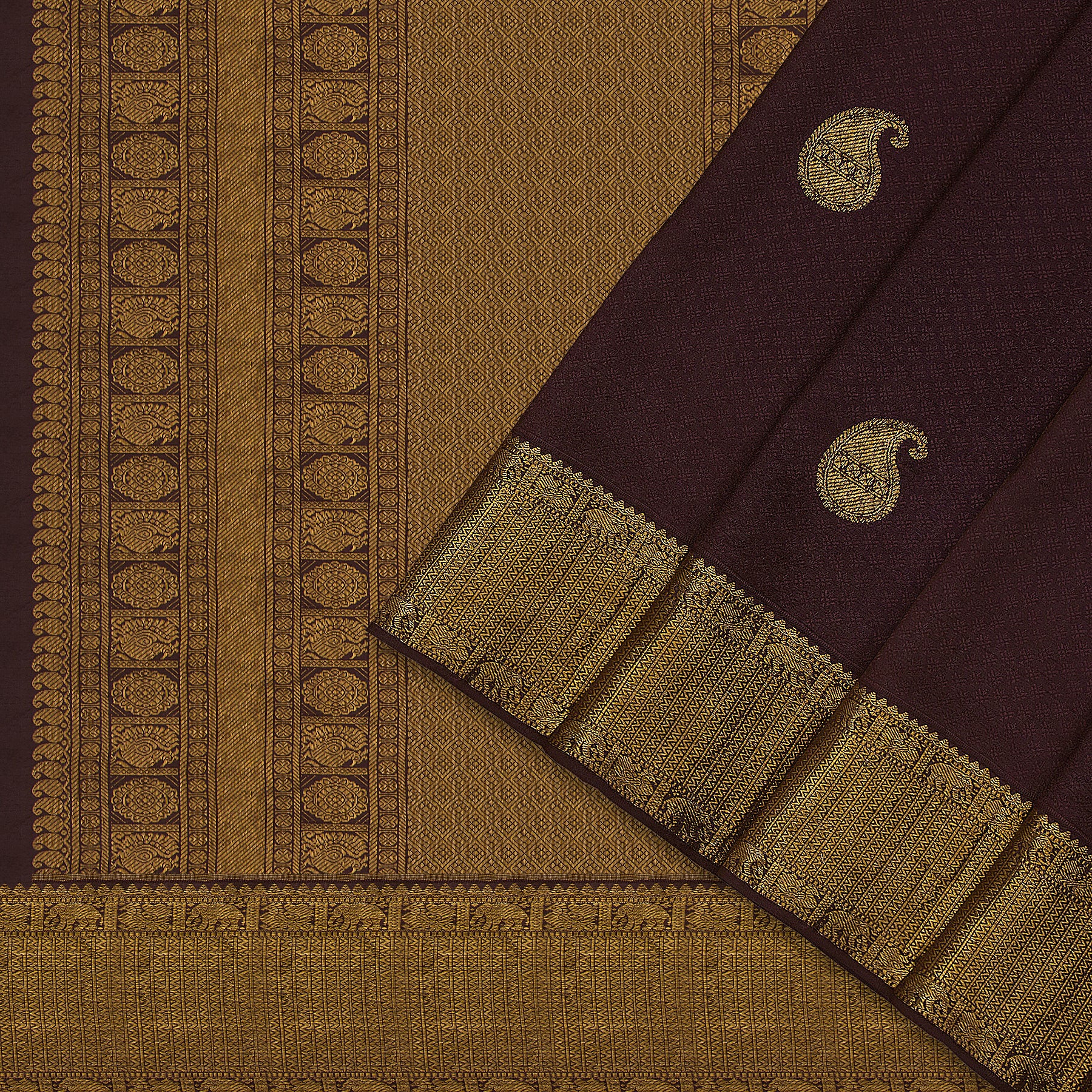 Kanakavalli Kanjivaram Silk Sari 21-599-HS001-01452 - Cover View