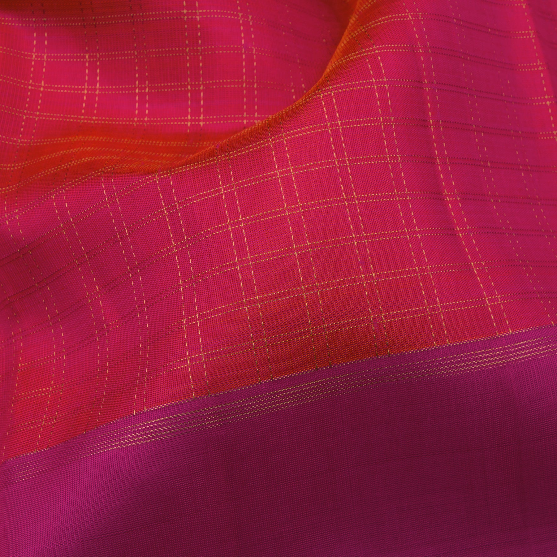 Kanakavalli Kanjivaram Silk Sari 21-599-HS001-06418 - Fabric View