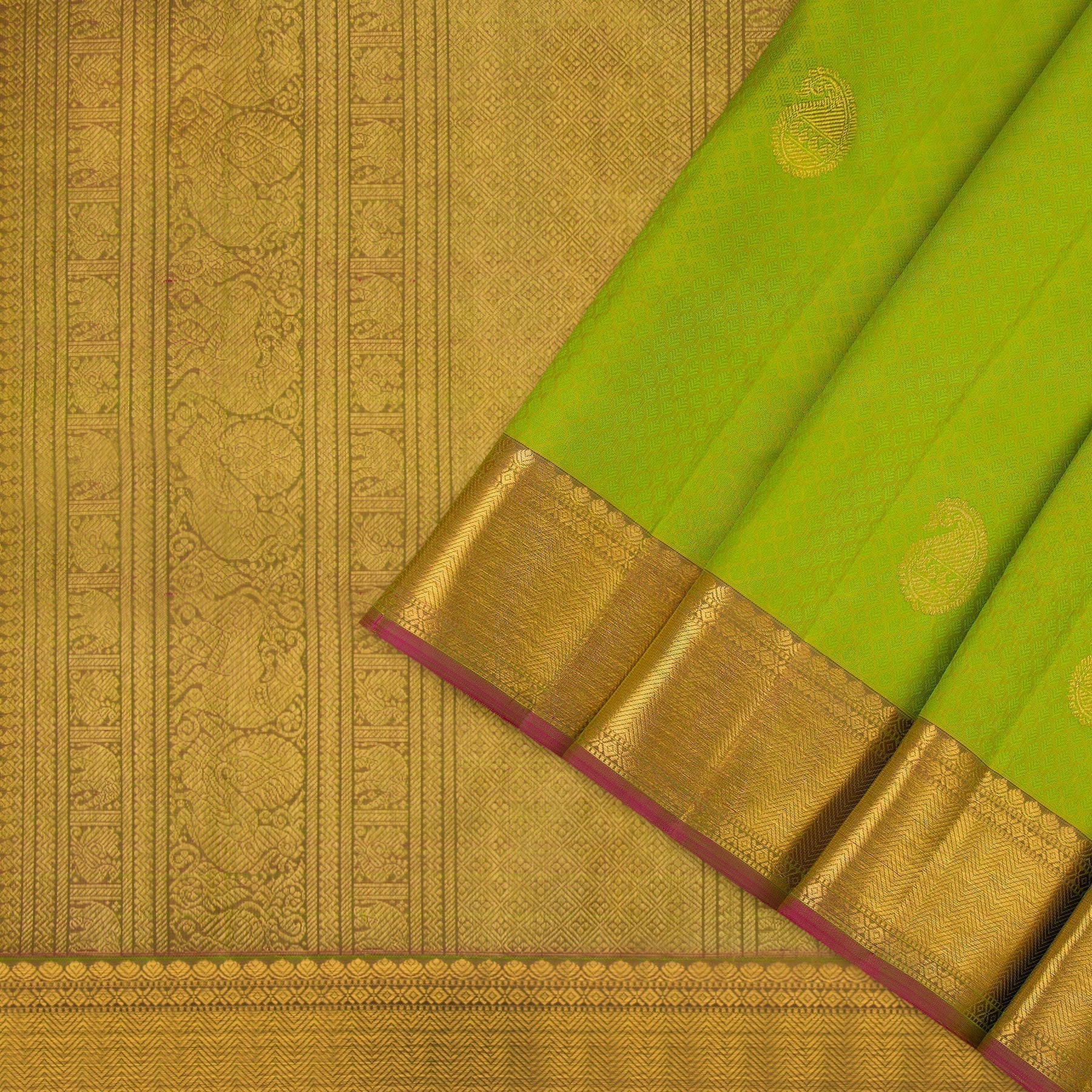 Kanakavalli Kanjivaram Silk Sari 21-599-HS001-08248 - Cover View