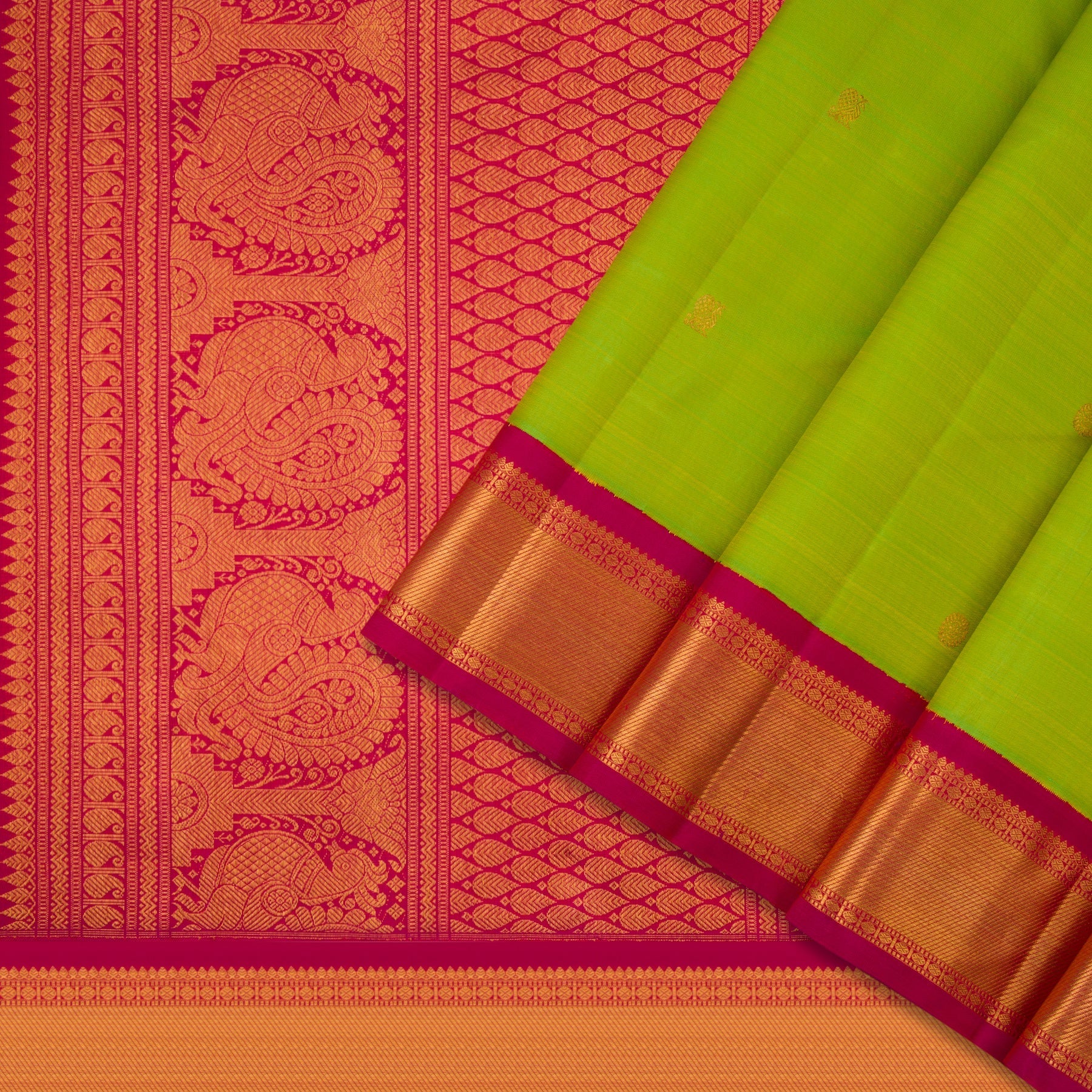 Kanakavalli Kanjivaram Silk Sari 21-599-HS001-09543 - Cover View