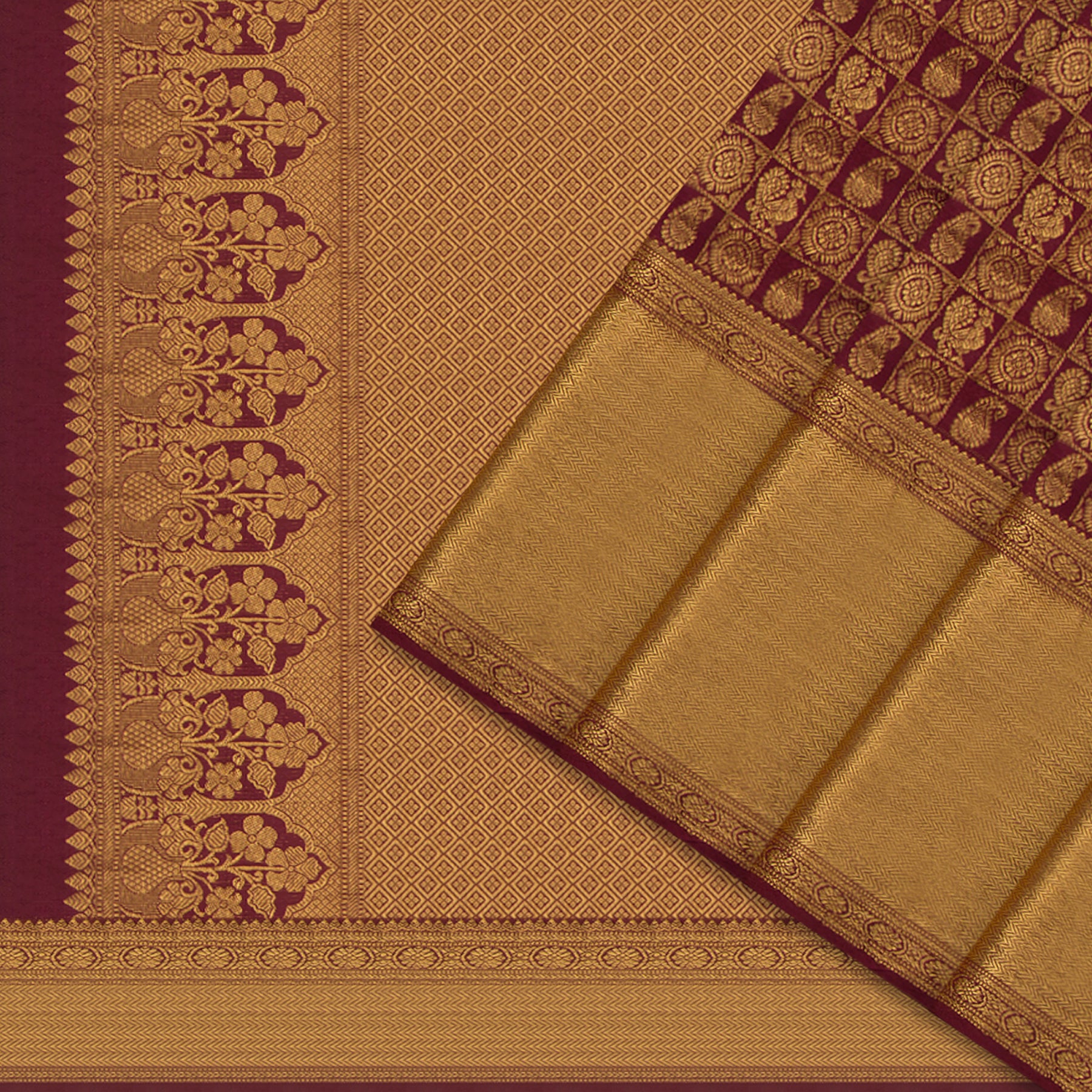 Kanakavalli Kanjivaram Silk Sari 21-608-HS001-06114 - Cover View