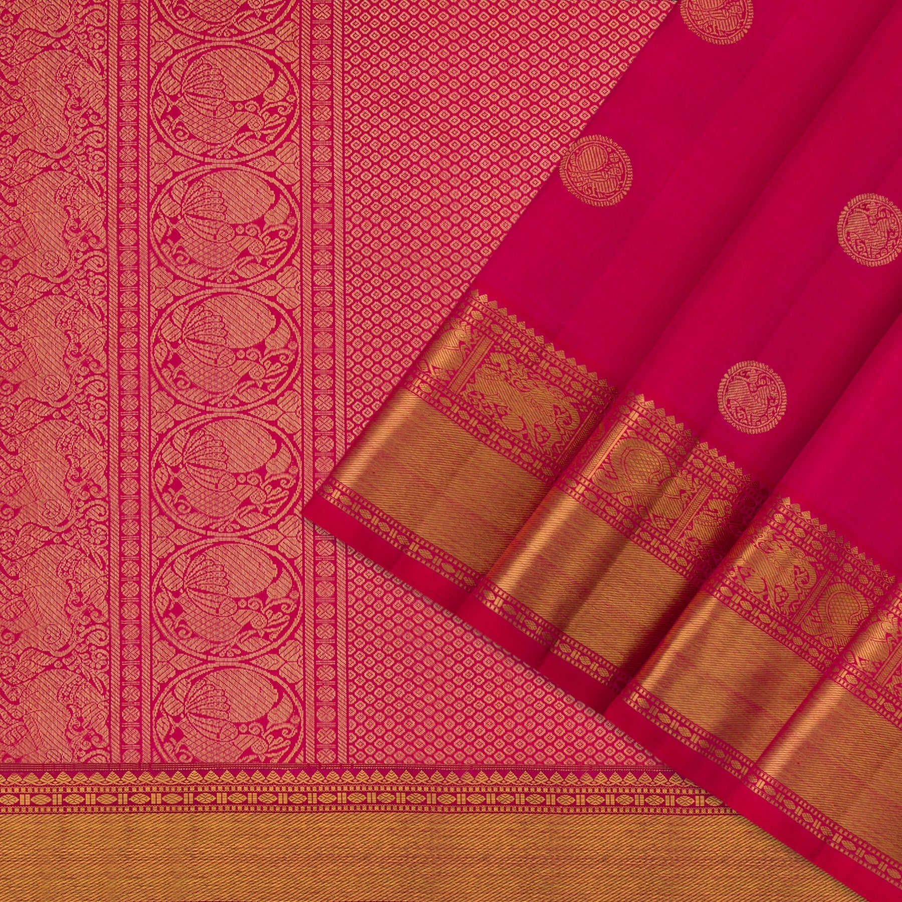 Kanakavalli Kanjivaram Silk Sari 21-609-HS001-06742 - Cover View