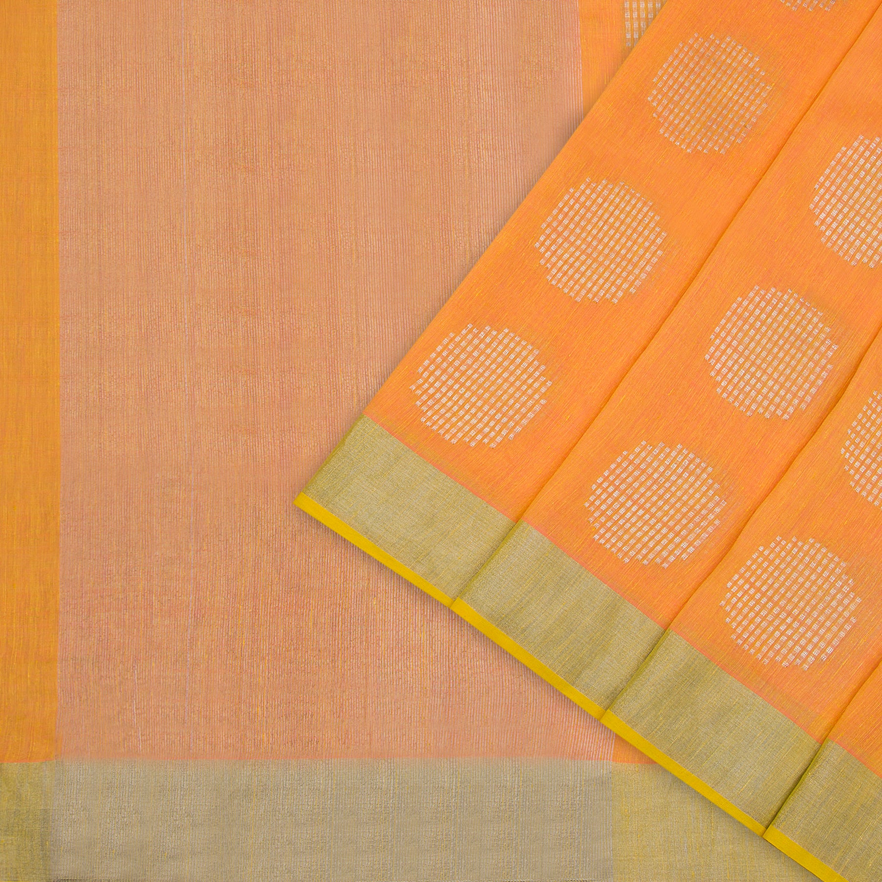 Pradeep Pillai Linen/Cotton Sari 22-008-HS004-00481 - Cover View