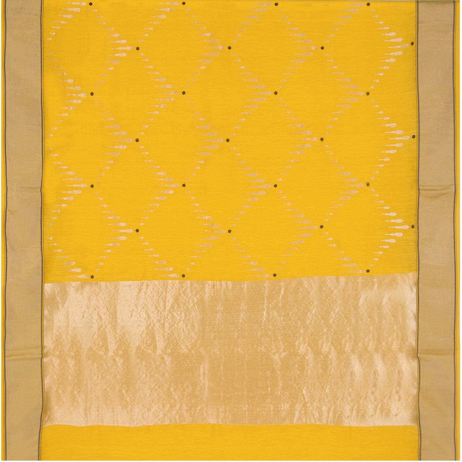 Pradeep Pillai Linen/Silk Sari 22-008-HS004-00821 - Full View