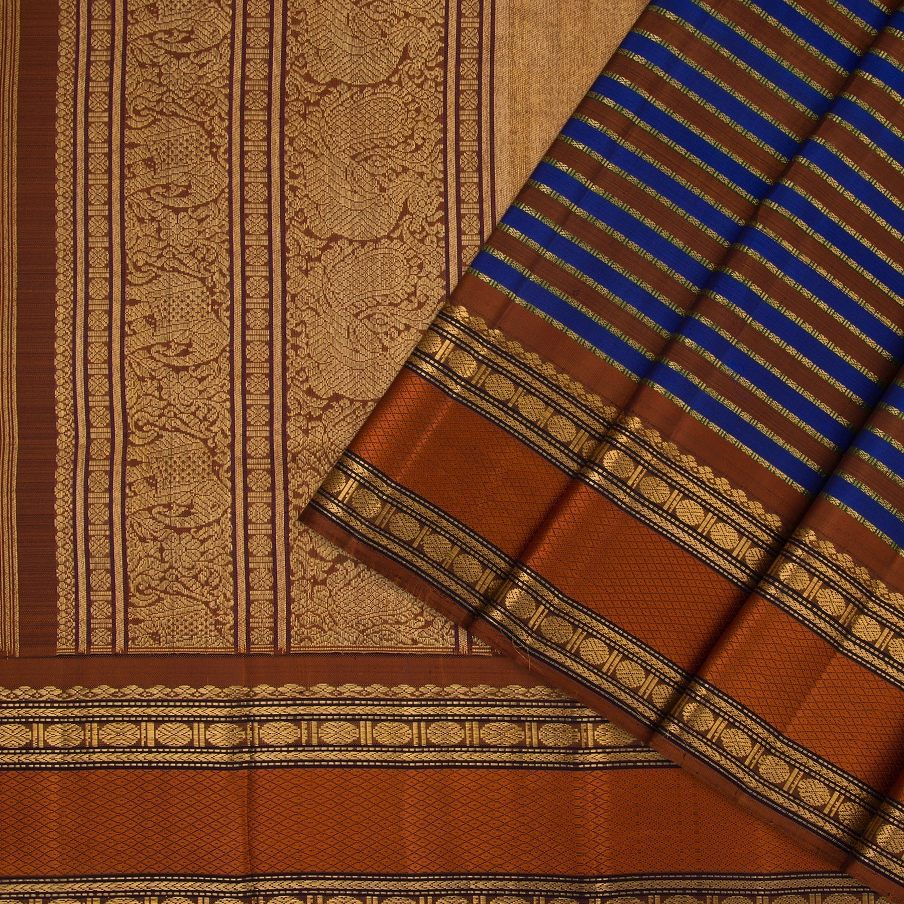 Kanakavalli Kanjivaram Silk Sari 22-040-HS001-00029 - Cover View