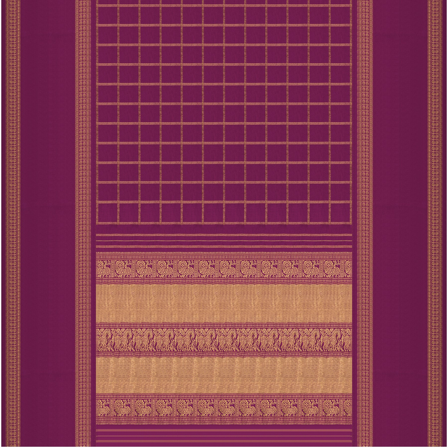Kanakavalli Kanjivaram Silk Sari 22-040-HS001-00967 - Full View