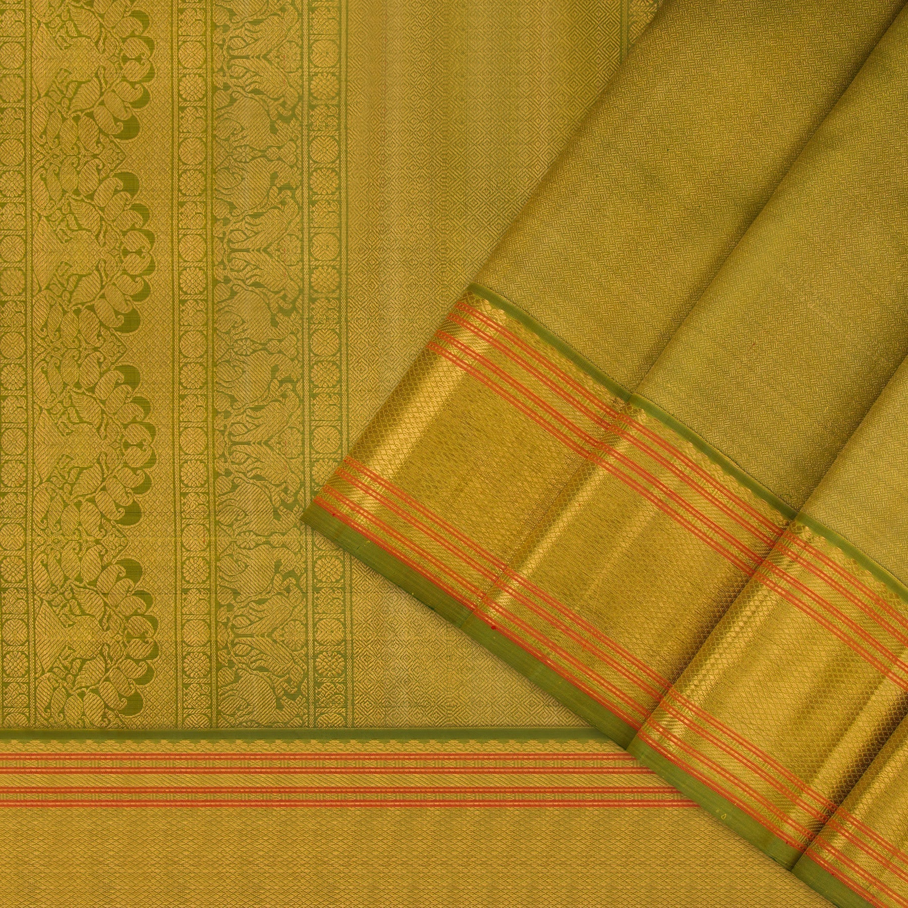 Kanakavalli Kanjivaram Silk Sari 22-040-HS001-02352 - Cover View
