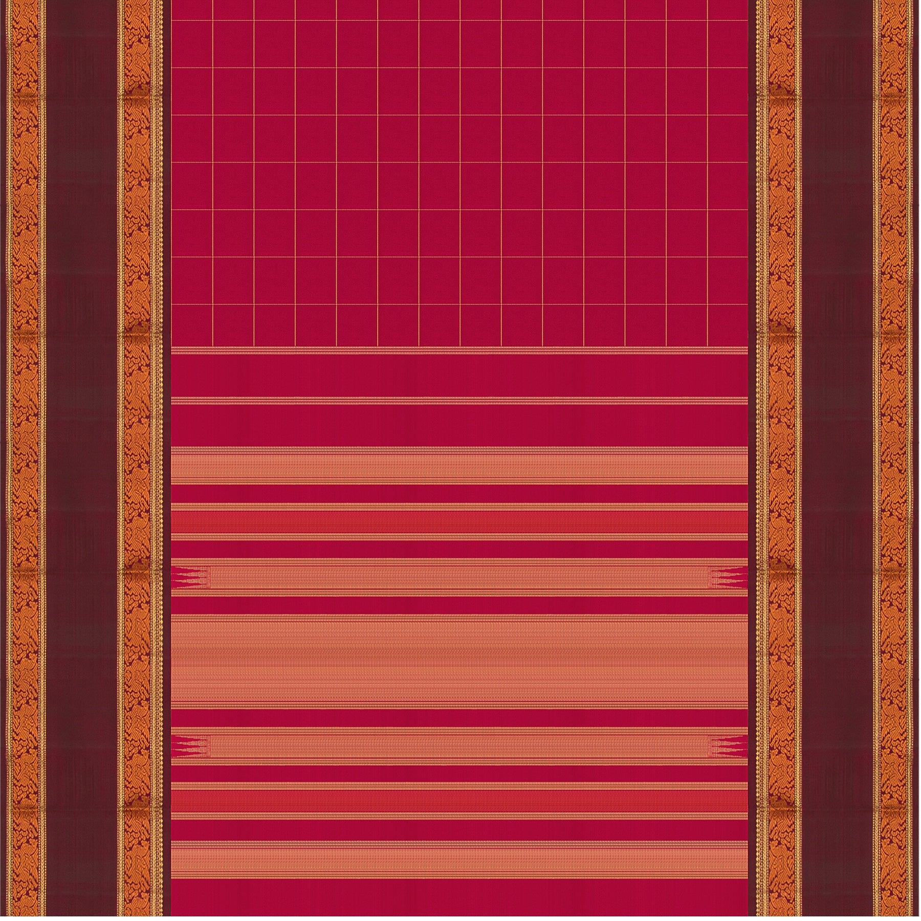 Kanakavalli Kanjivaram Silk Sari 22-040-HS001-02357 - Full View