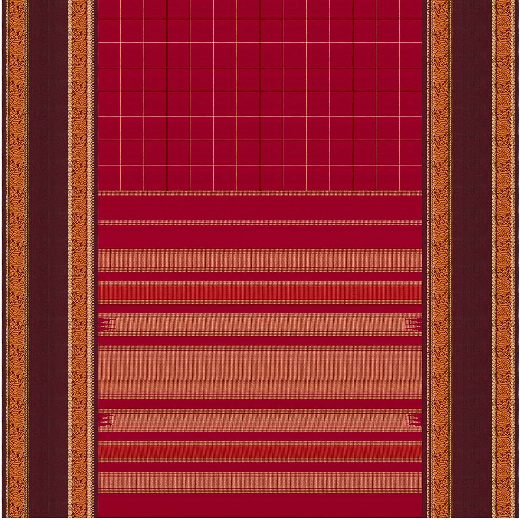 Kanakavalli Kanjivaram Silk Sari 22-040-HS001-02376 - Full View