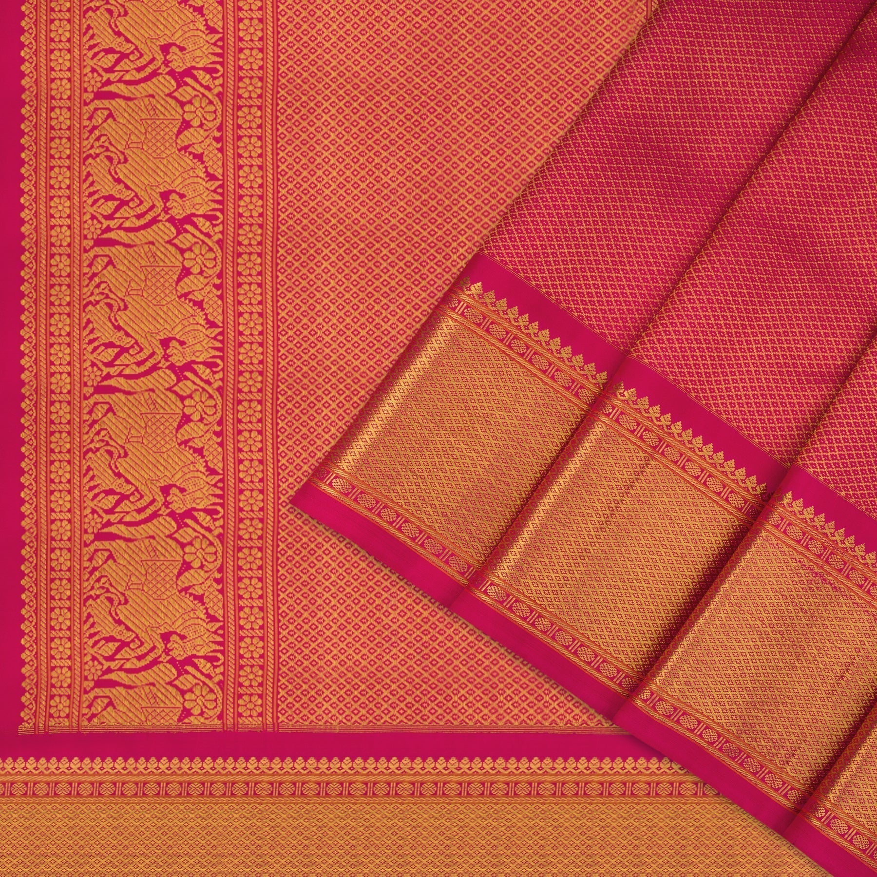 Kanakavalli Kanjivaram Silk Sari 22-040-HS001-03474 - Cover View