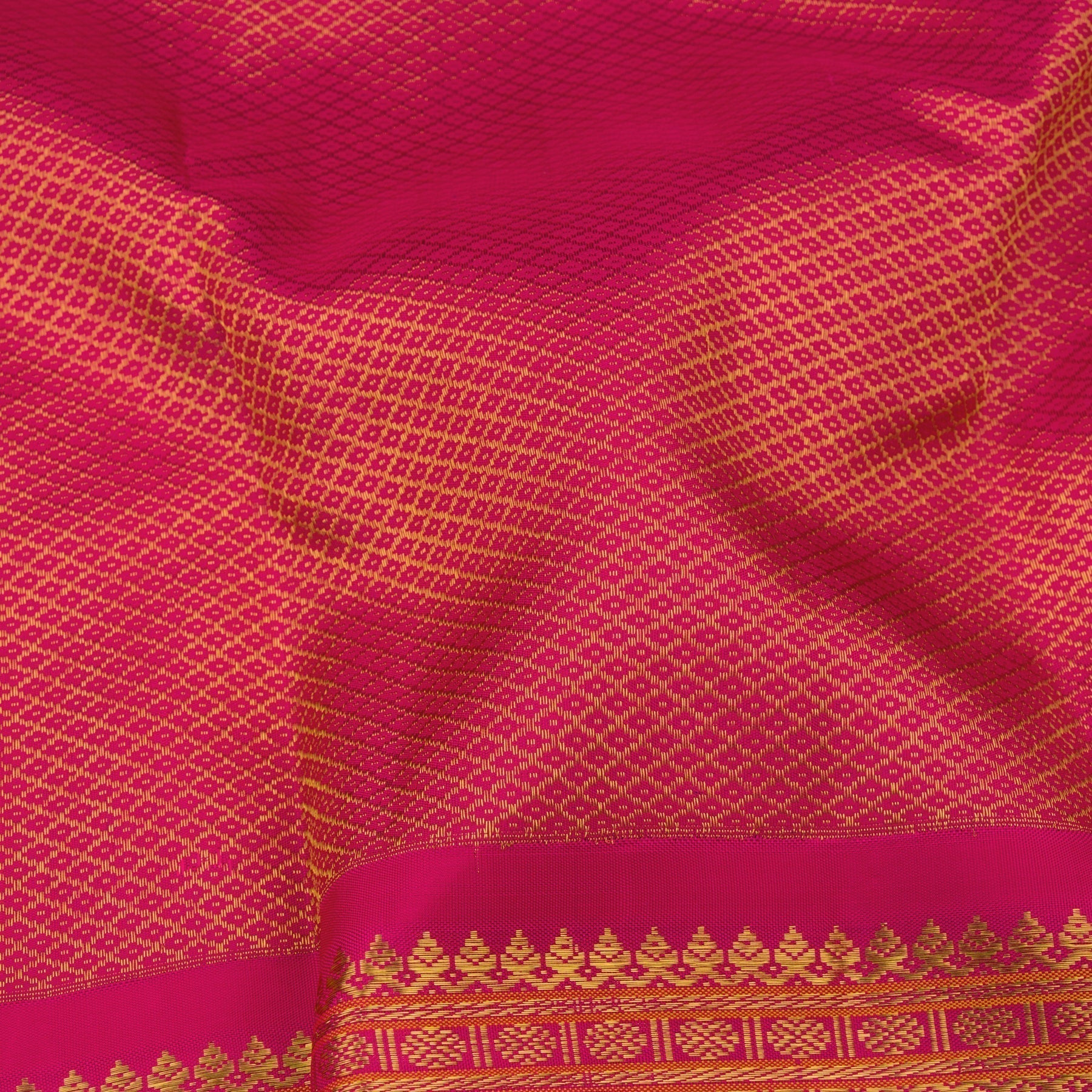 Kanakavalli Kanjivaram Silk Sari 22-040-HS001-03474 - Fabric View