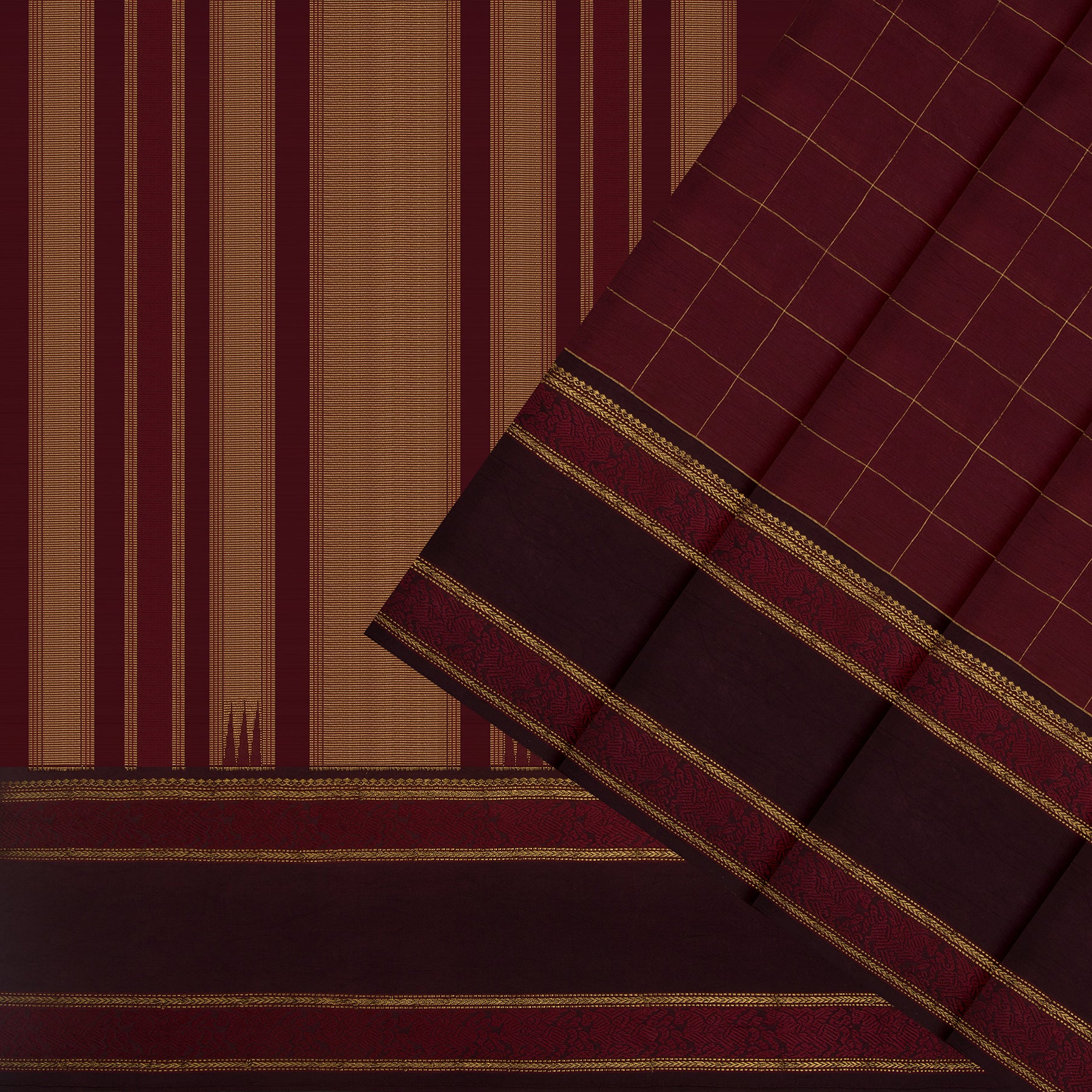Kanakavalli Kanjivaram Silk Sari 22-040-HS001-03481 - Cover View
