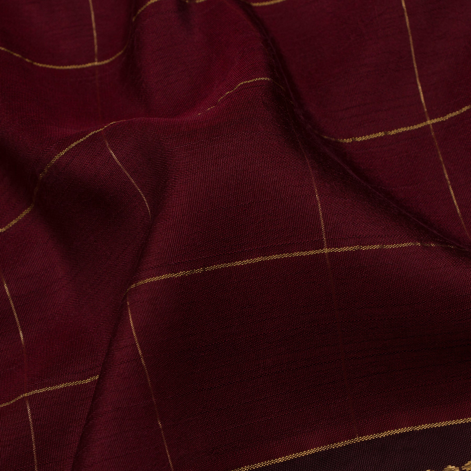 Kanakavalli Kanjivaram Silk Sari 22-040-HS001-03481 - Fabric View