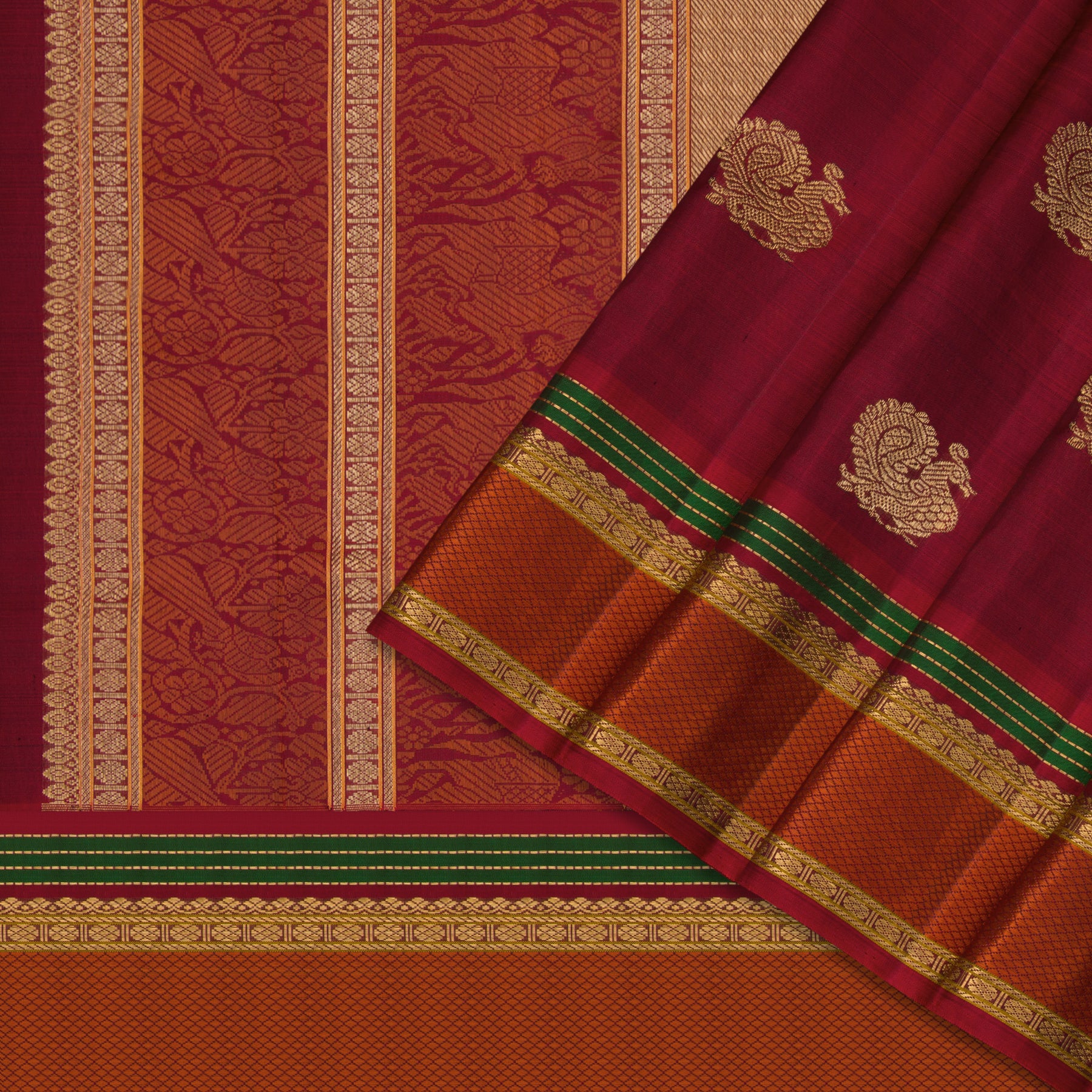 Kanakavalli Kanjivaram Silk Sari 22-040-HS001-04803 - Cover View