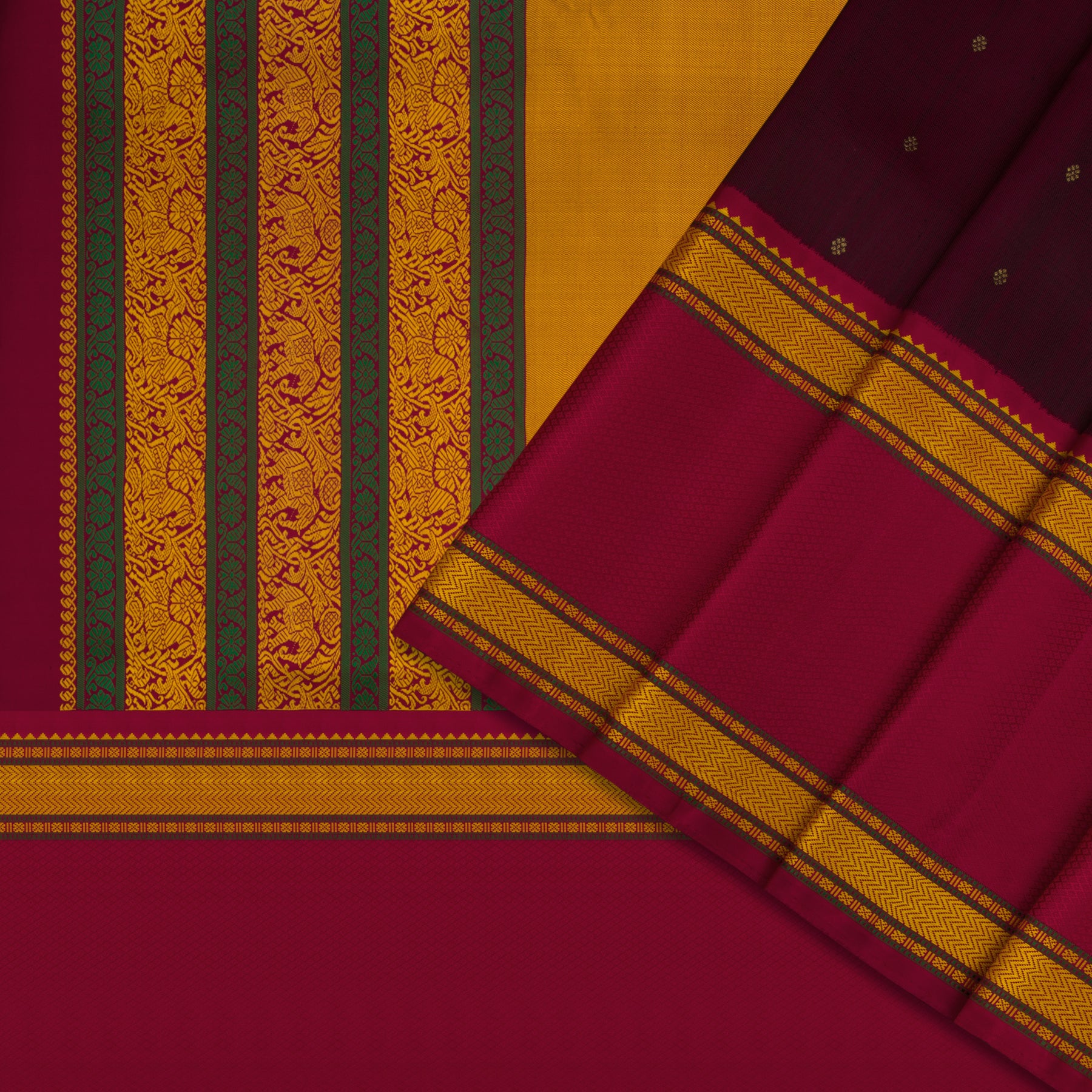 Kanakavalli Kanjivaram Silk Sari 22-040-HS001-04804 - Cover View