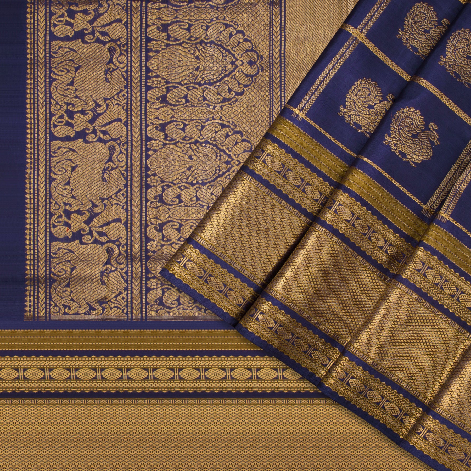 Kanakavalli Kanjivaram Silk Sari 22-040-HS001-04820 - Cover View