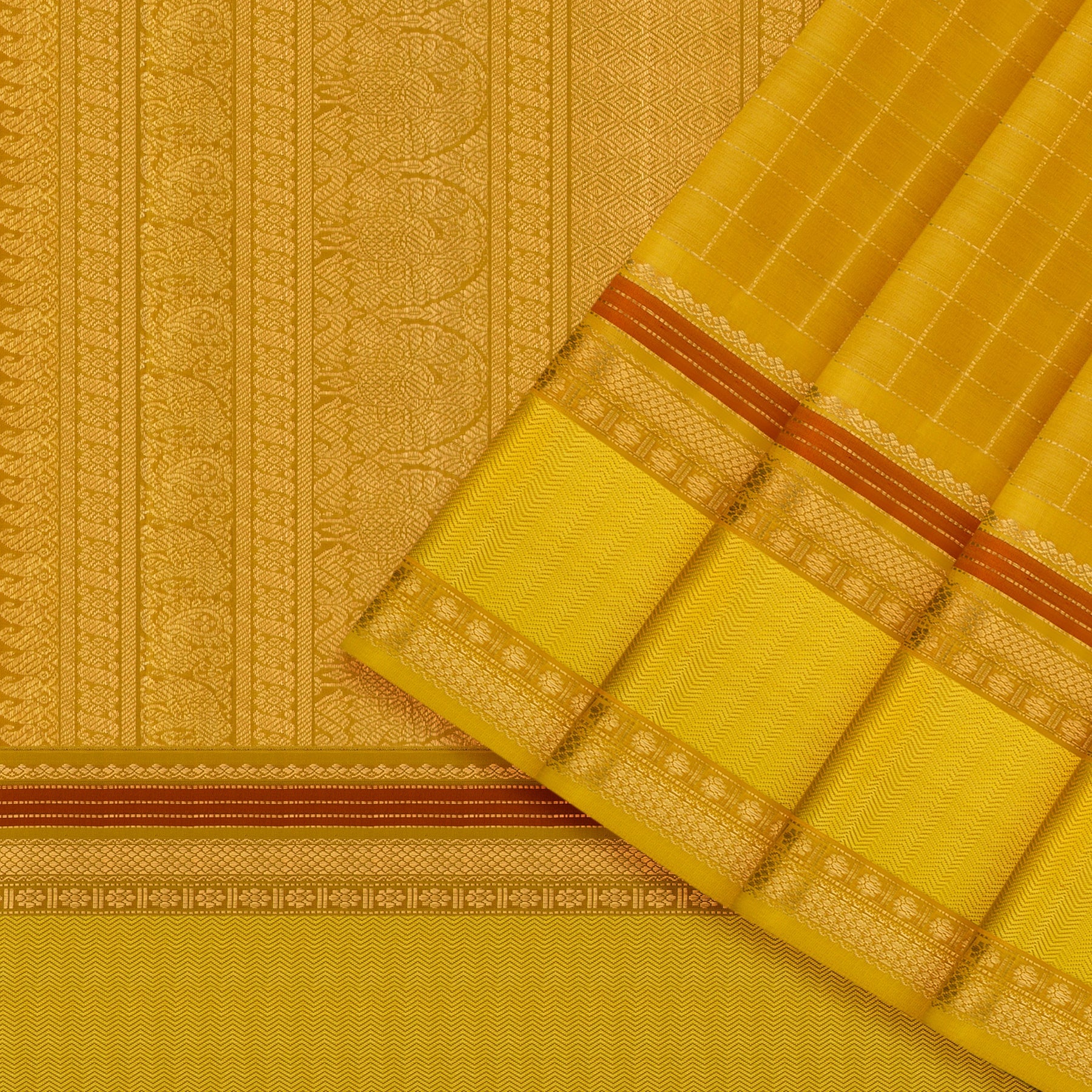 Kanakavalli Kanjivaram Silk Sari 22-040-HS001-04825 - Cover View